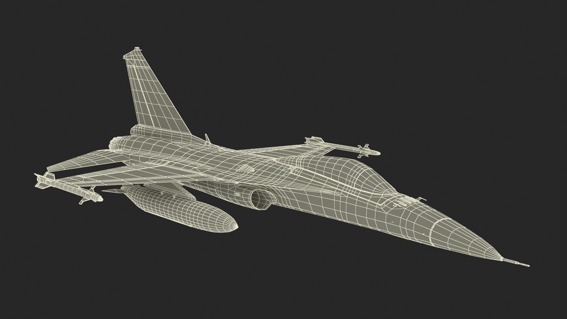 3D Combat Fighter Jet with Pilot on Board in Flight model