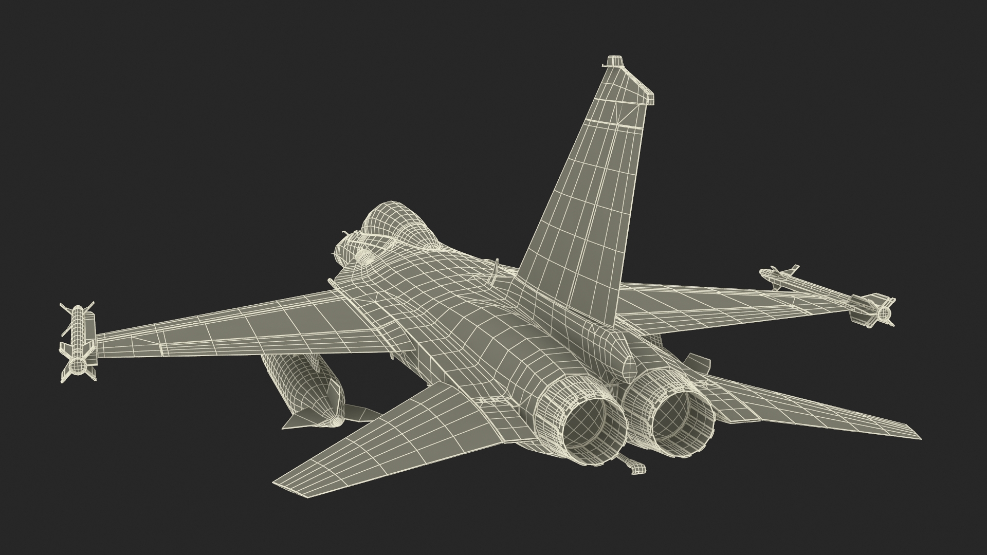3D Combat Fighter Jet with Pilot on Board in Flight model