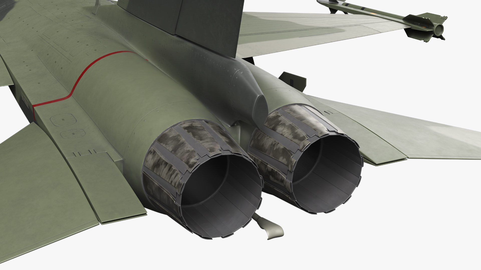3D Combat Fighter Jet with Pilot on Board in Flight model