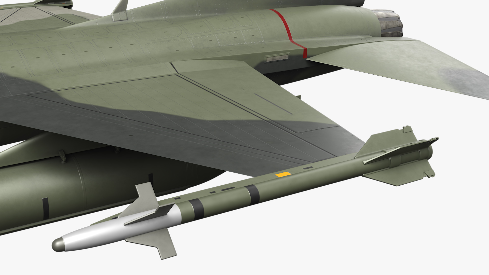3D Combat Fighter Jet with Pilot on Board in Flight model