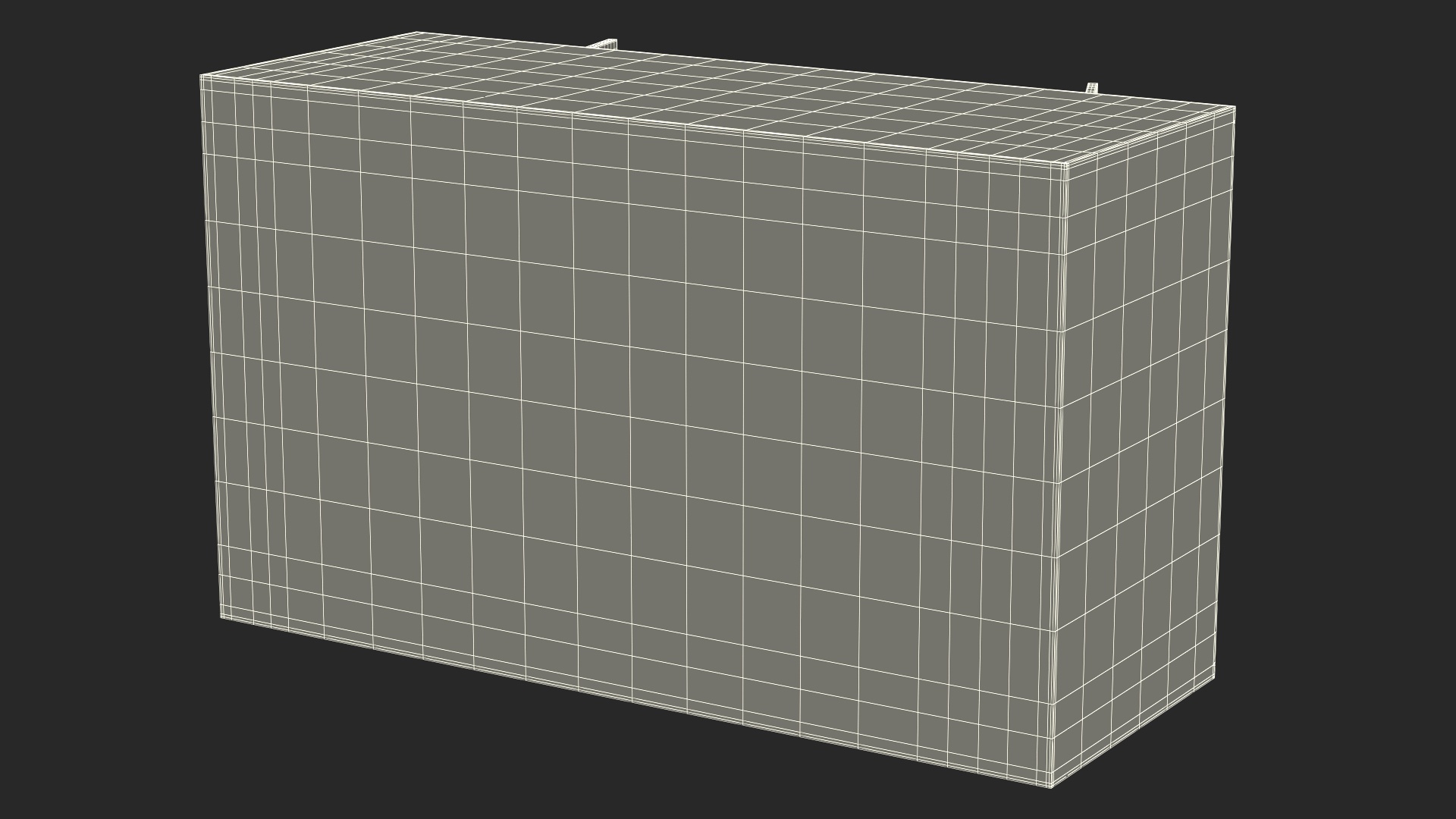 3D Safety Deposit Box With Gold Bars model