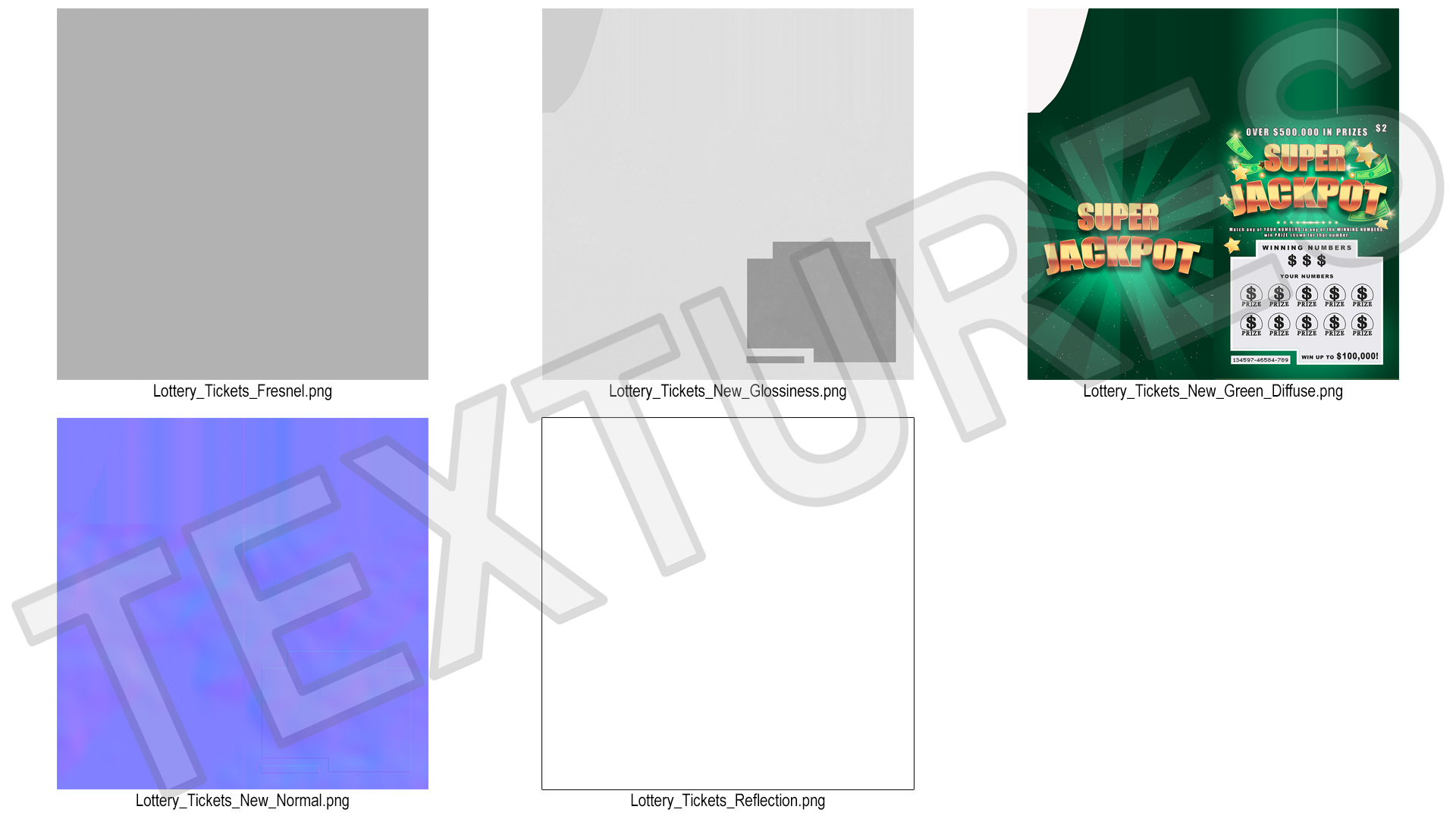 3D Super Jackpot Scratch Off Scratching Card