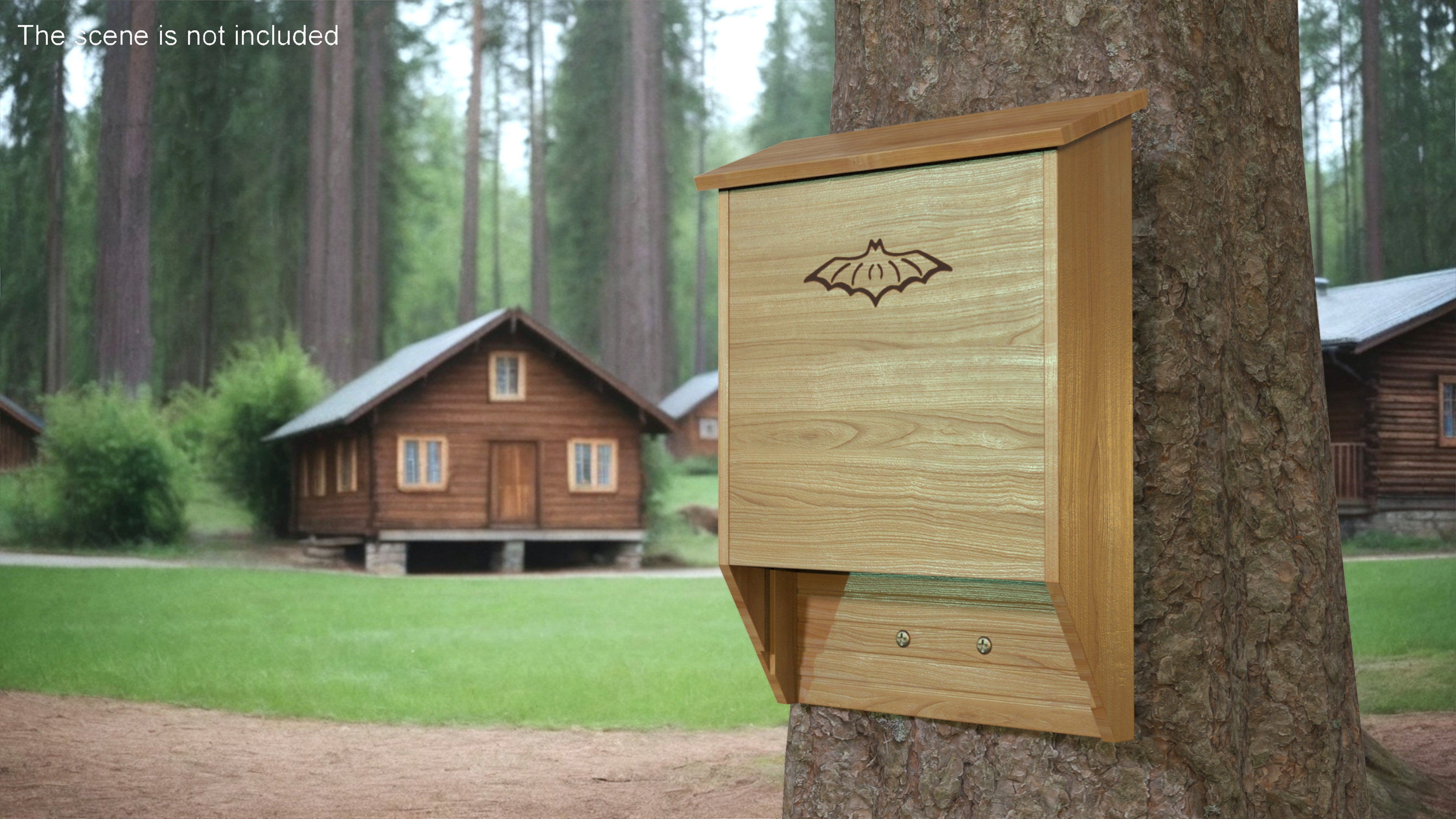 3D Bat House Wooden