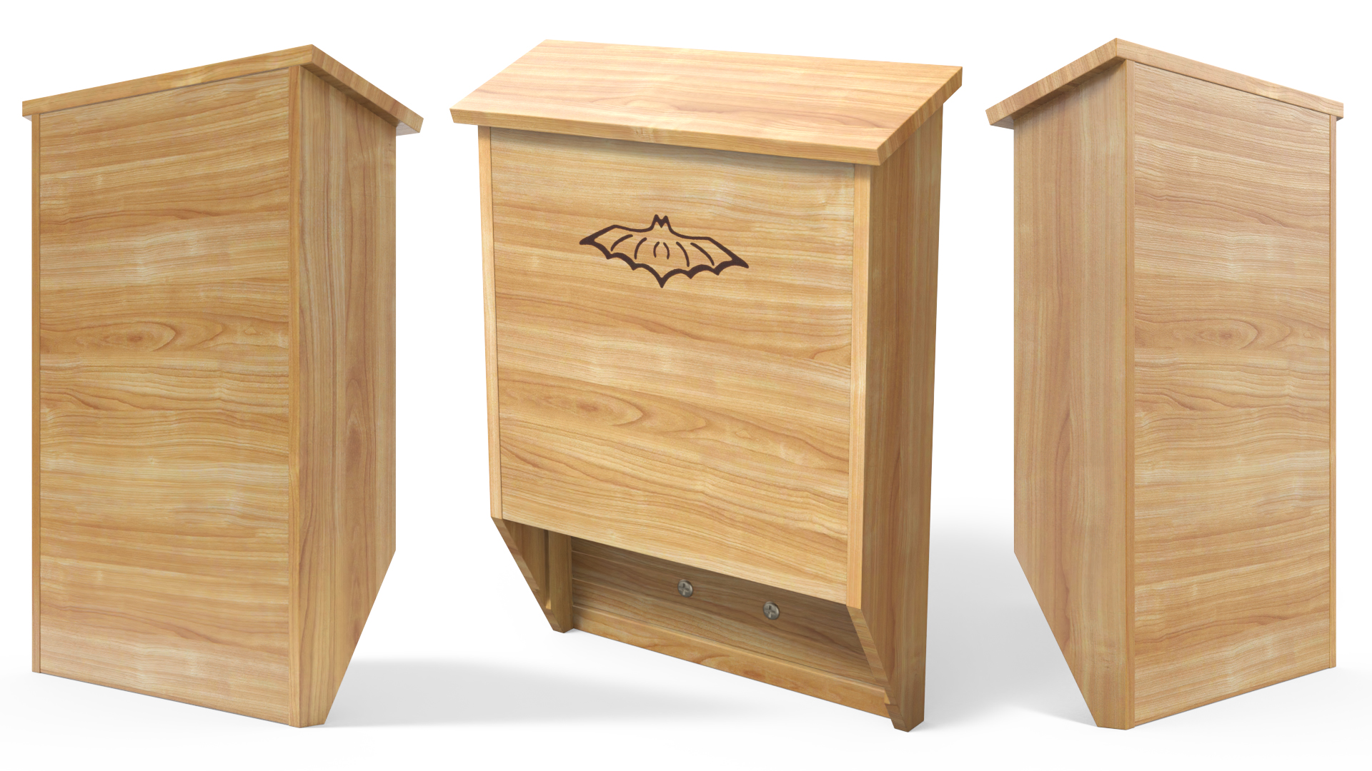3D Bat House Wooden