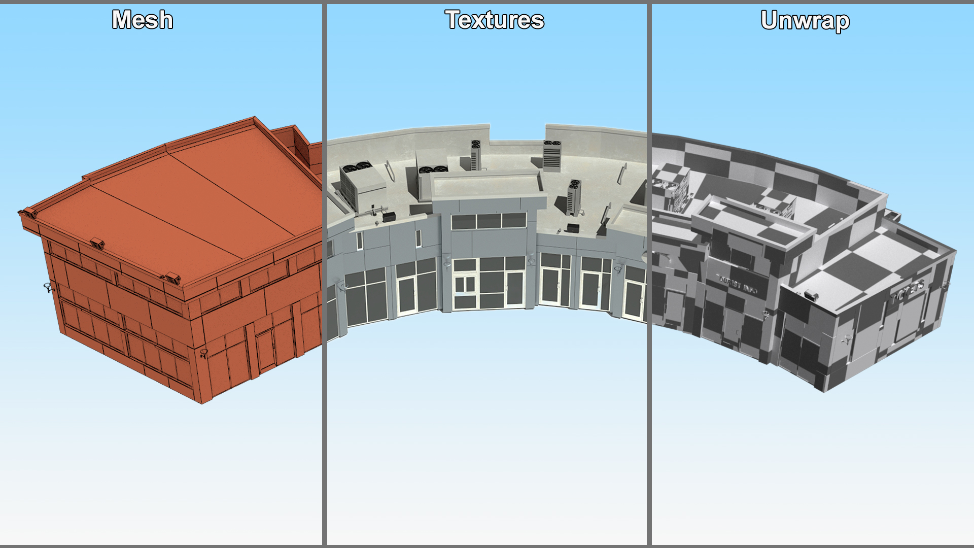 Amusement Park Shop 3D model