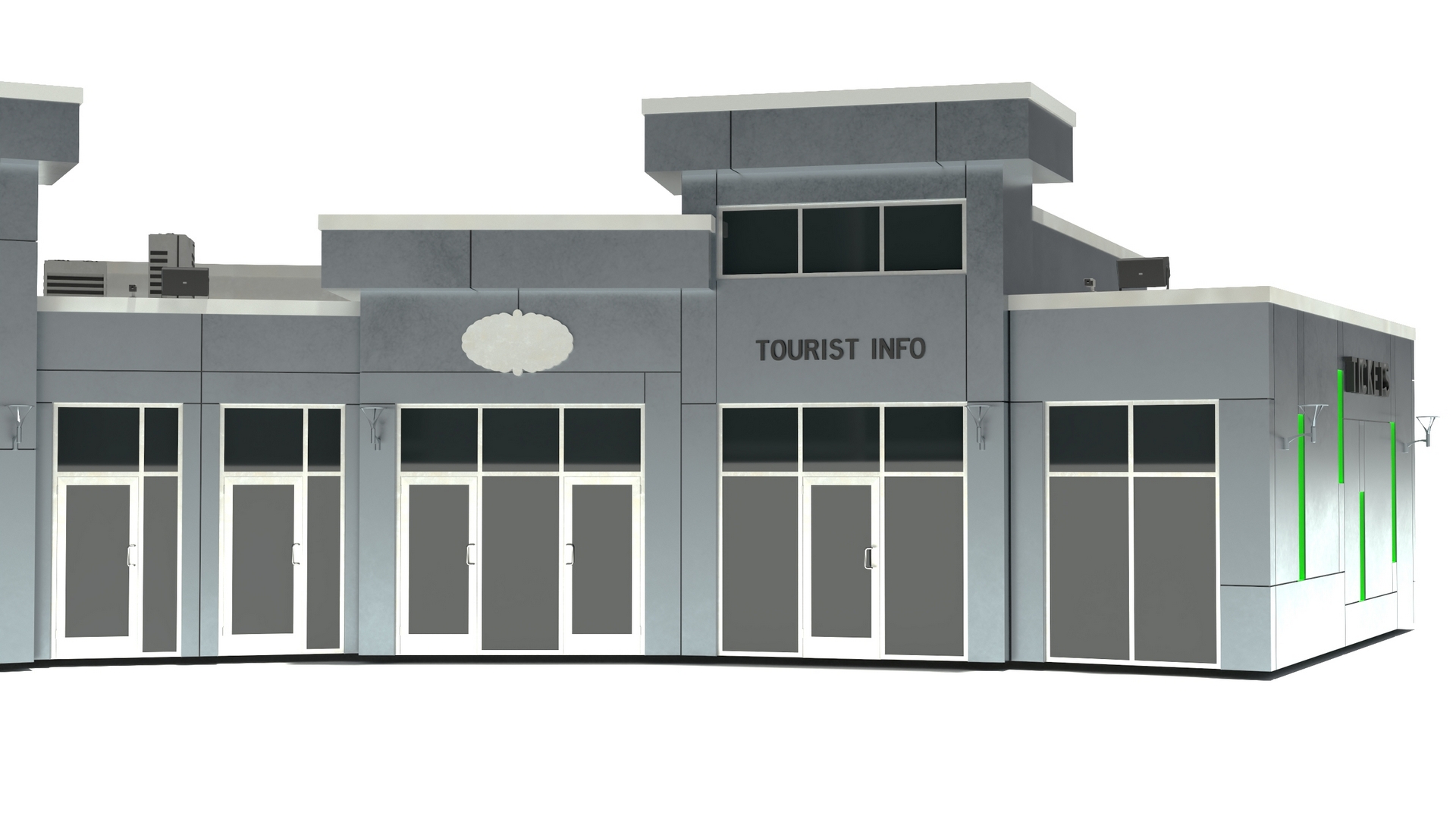 Amusement Park Shop 3D model