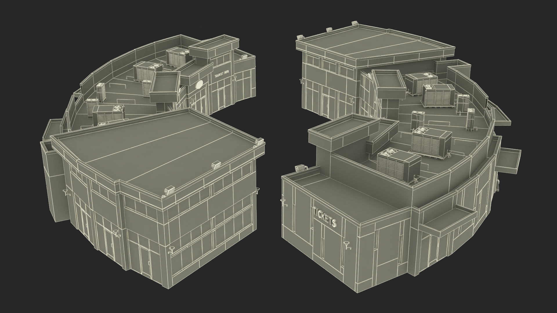 Amusement Park Shop 3D model