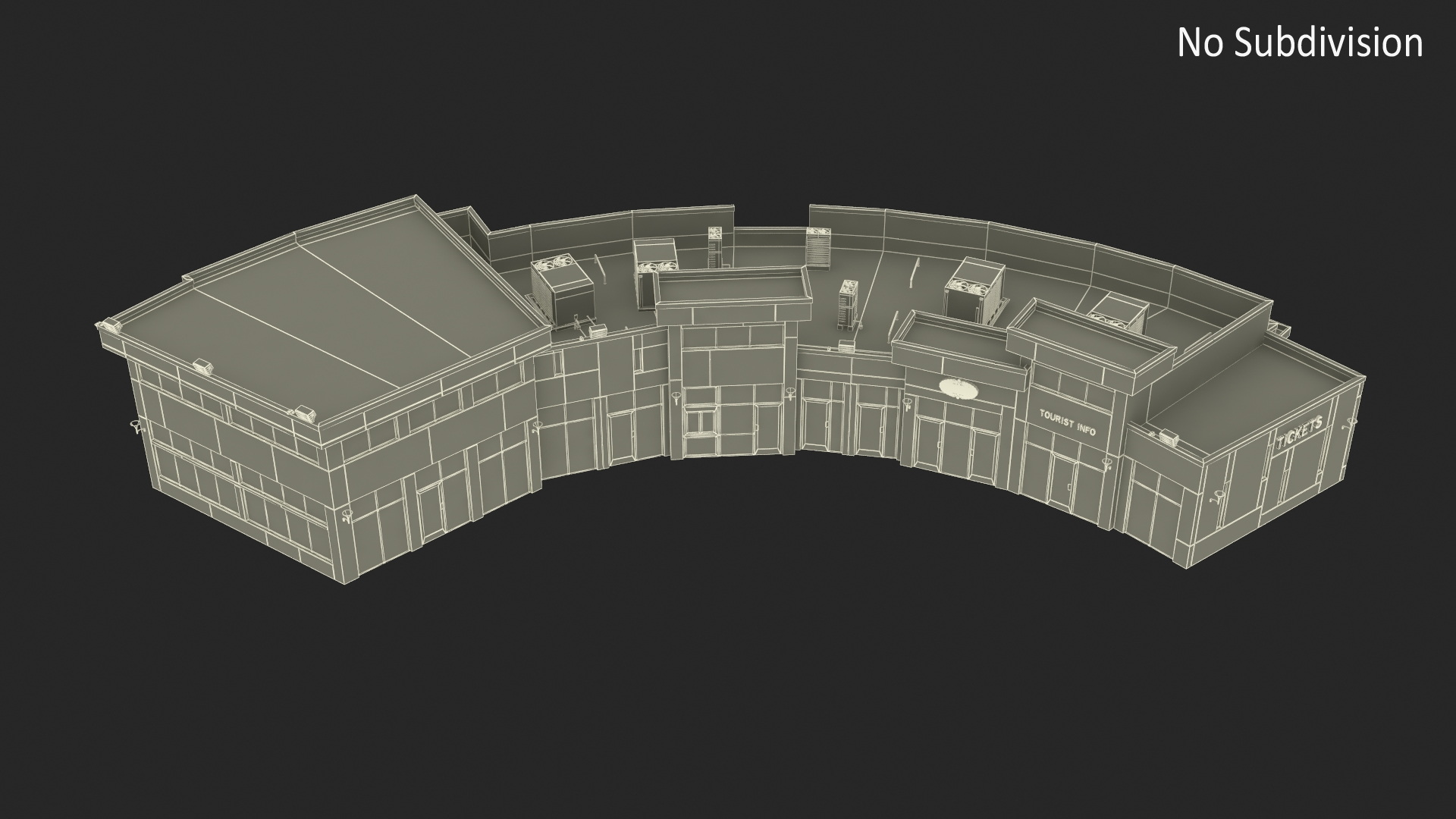 Amusement Park Shop 3D model