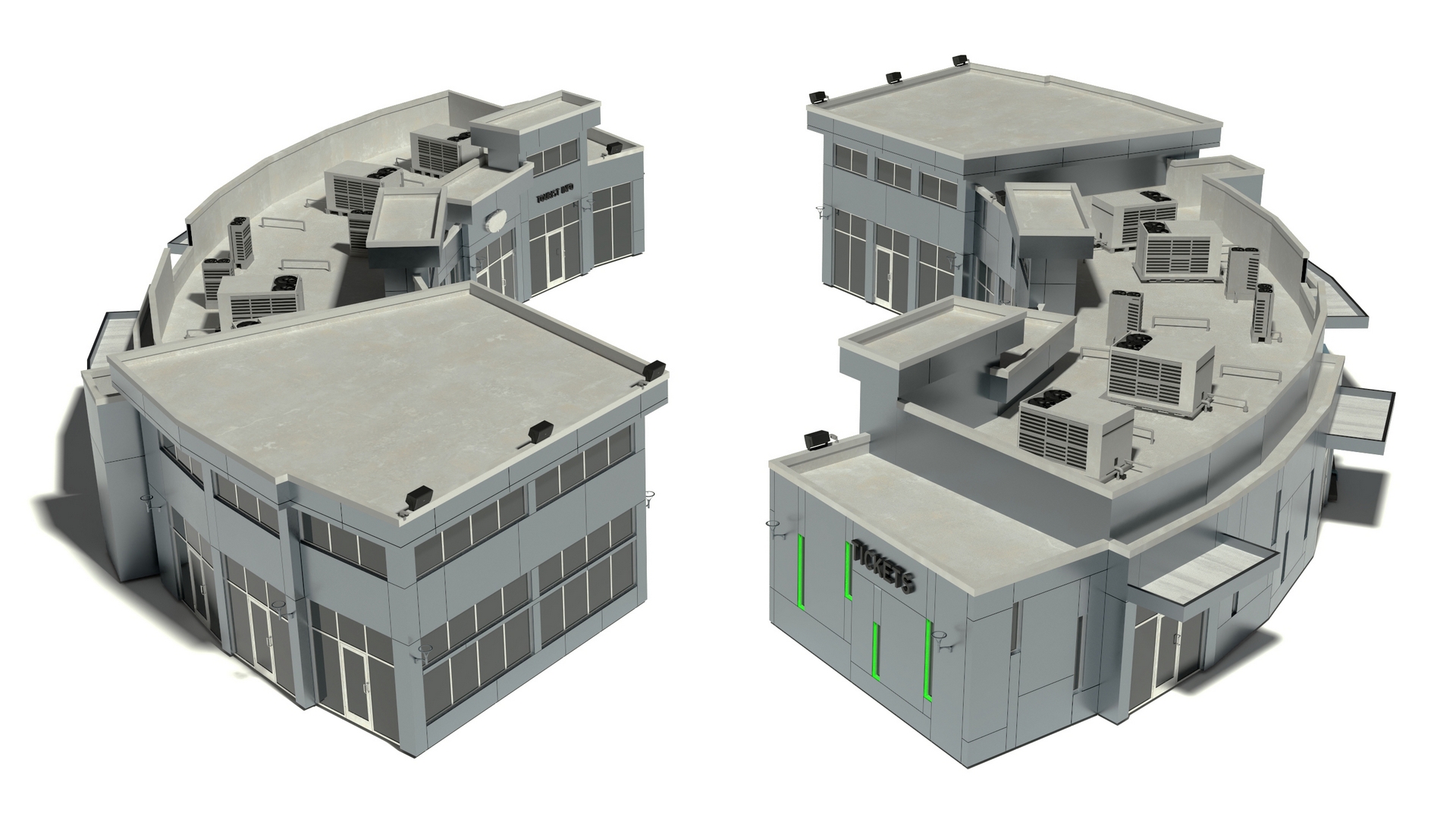 Amusement Park Shop 3D model
