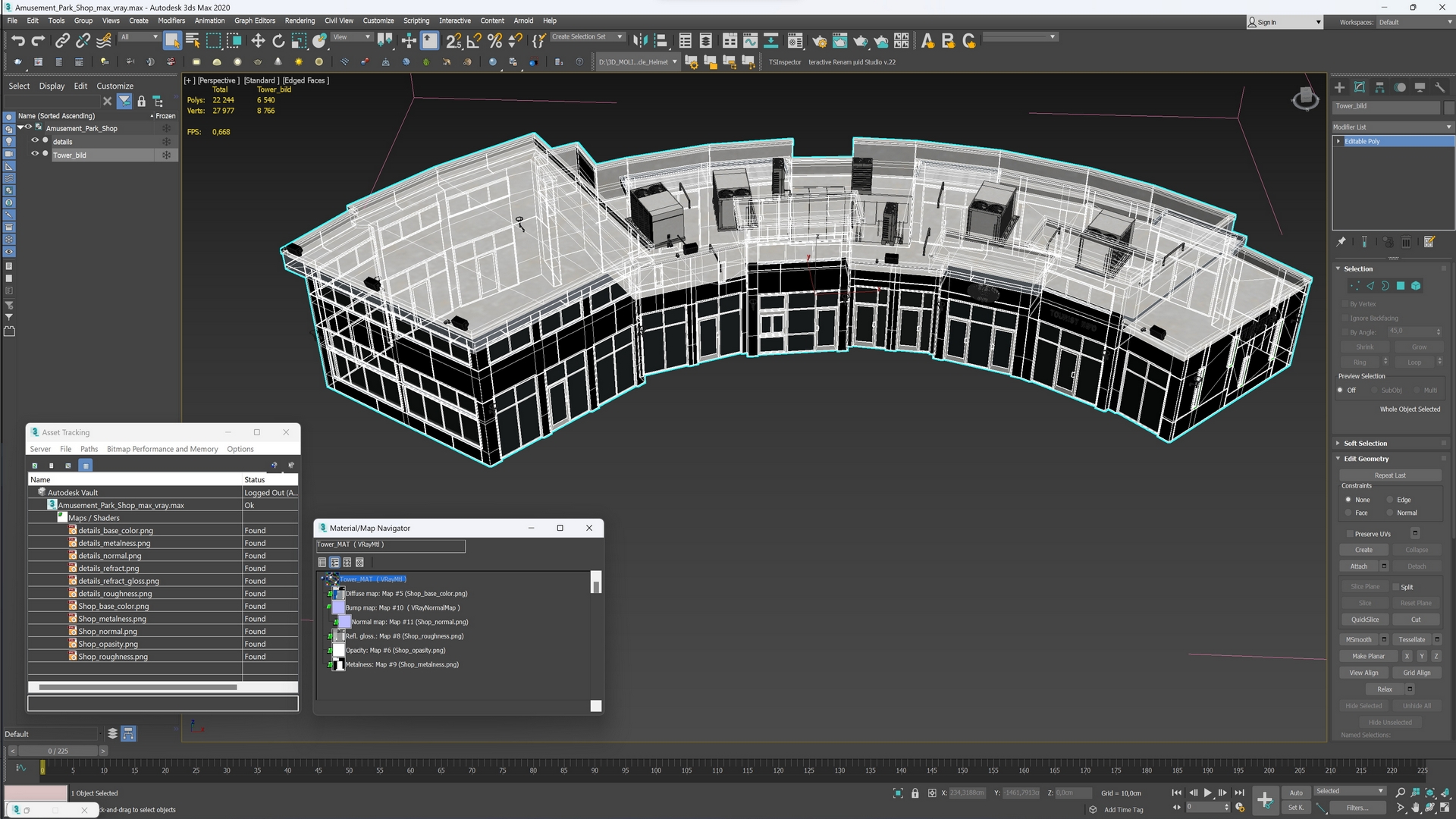 Amusement Park Shop 3D model