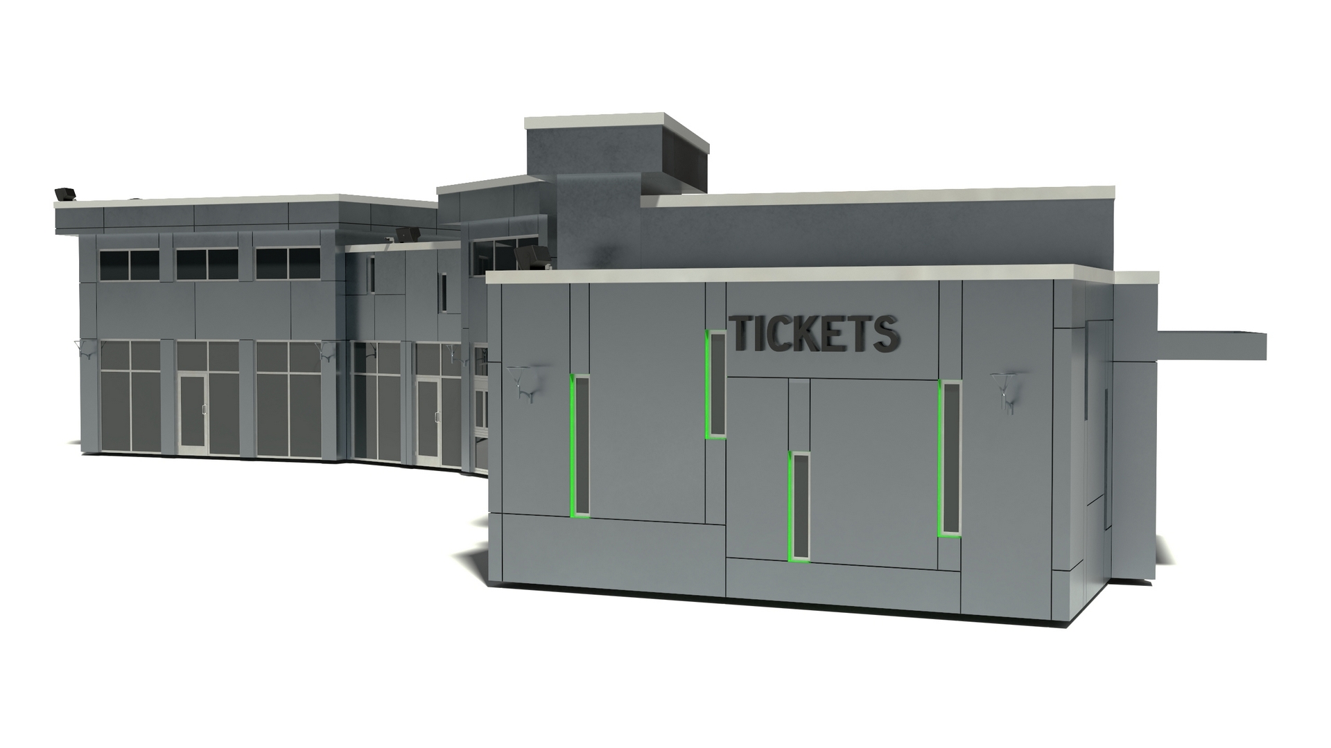 Amusement Park Shop 3D model