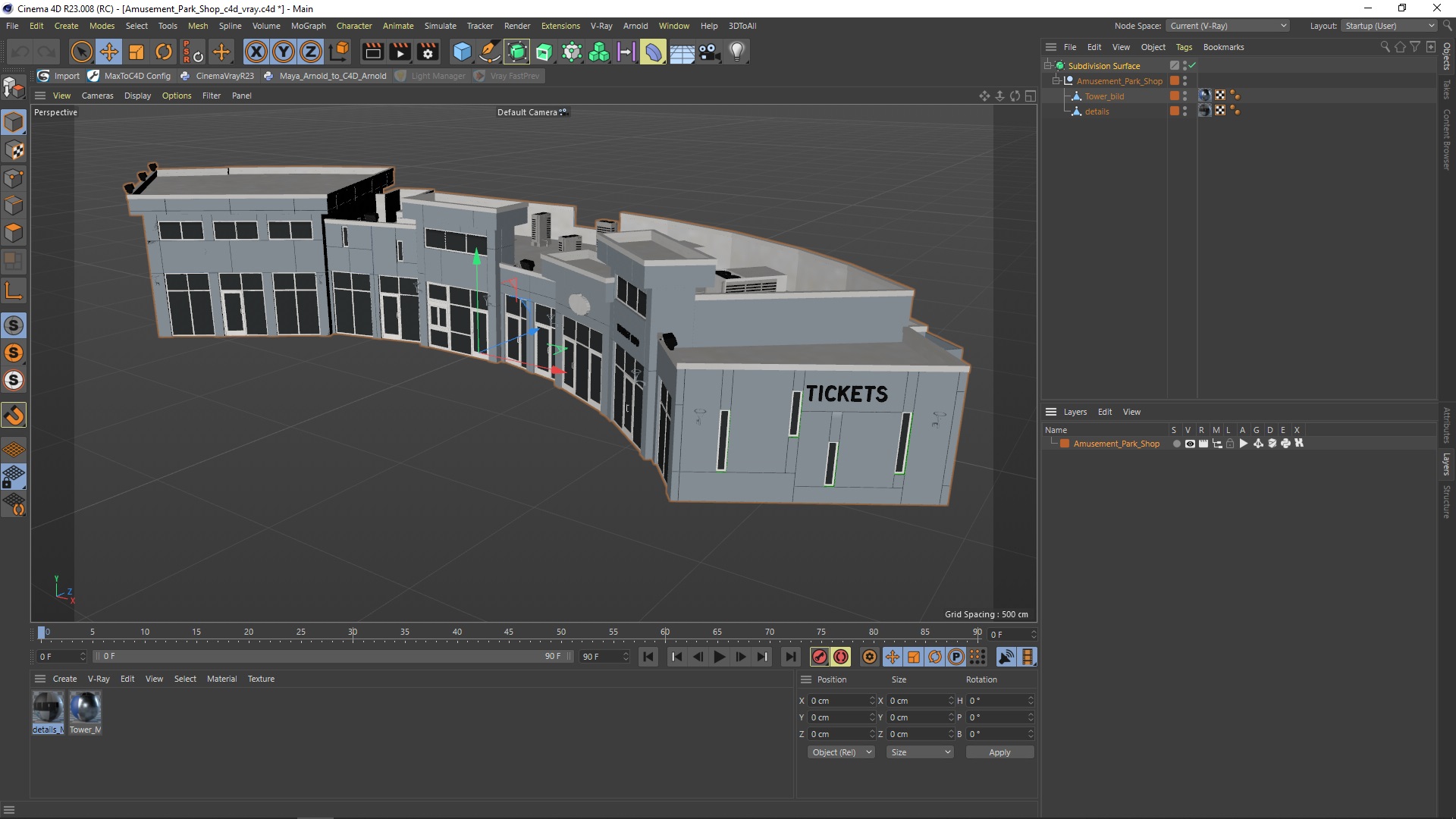 Amusement Park Shop 3D model