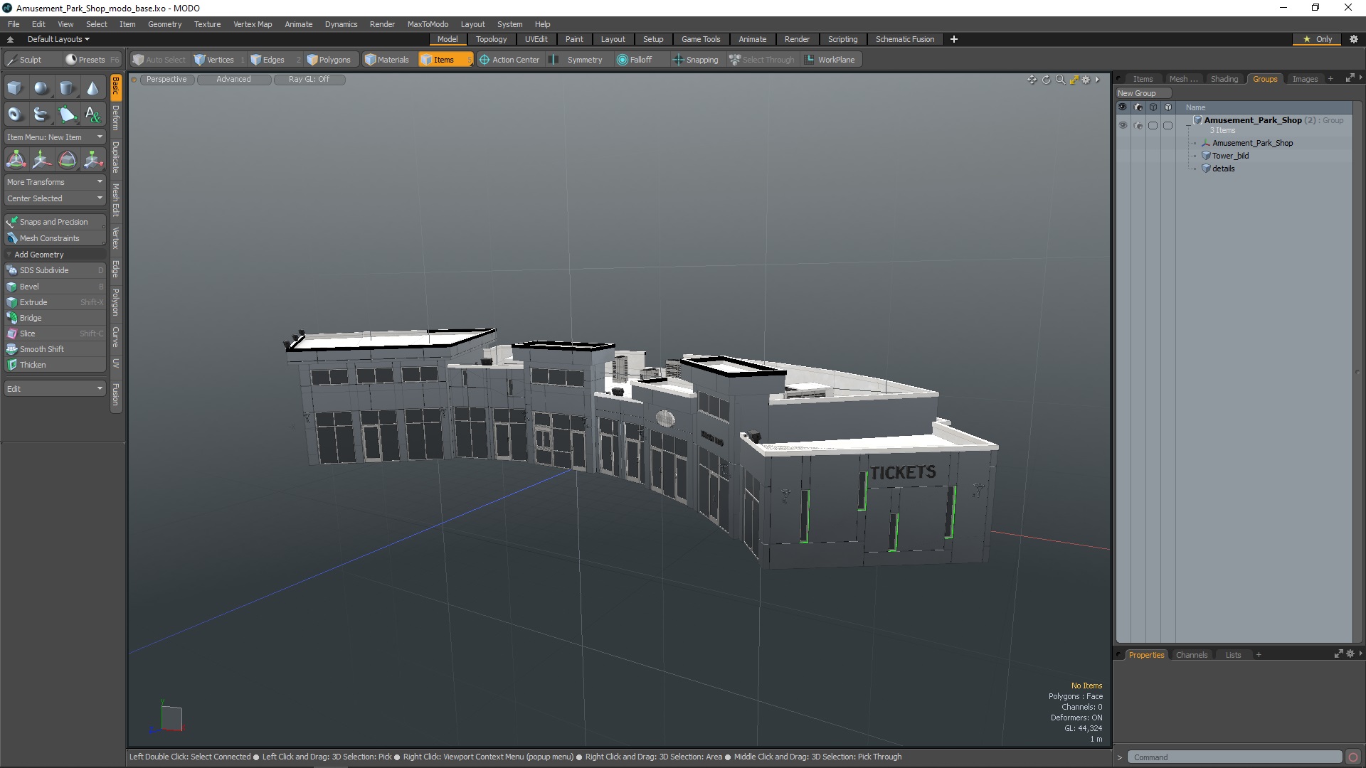 Amusement Park Shop 3D model
