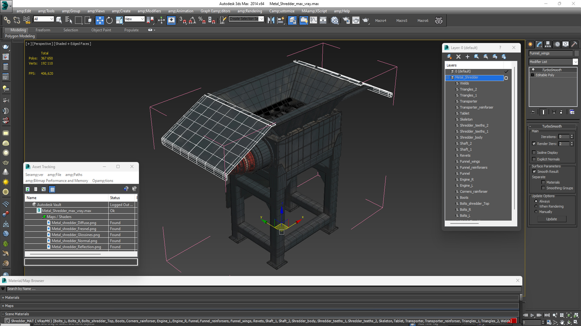 Metal Shredder 3D model