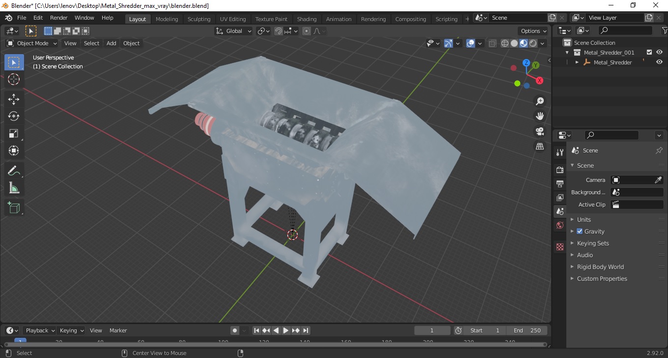 Metal Shredder 3D model