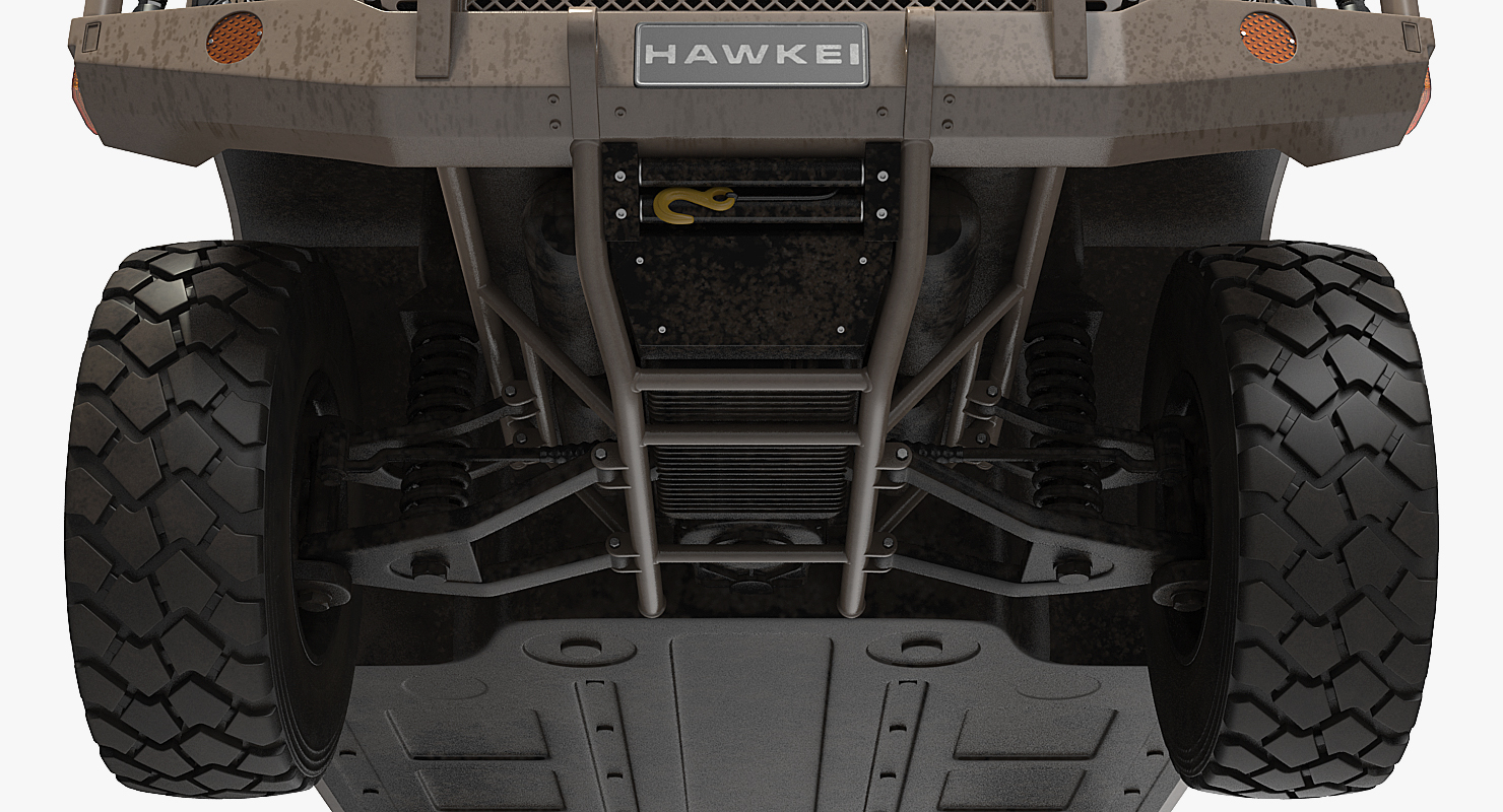 3D model Hawkei Thales 4x4 Vehicle