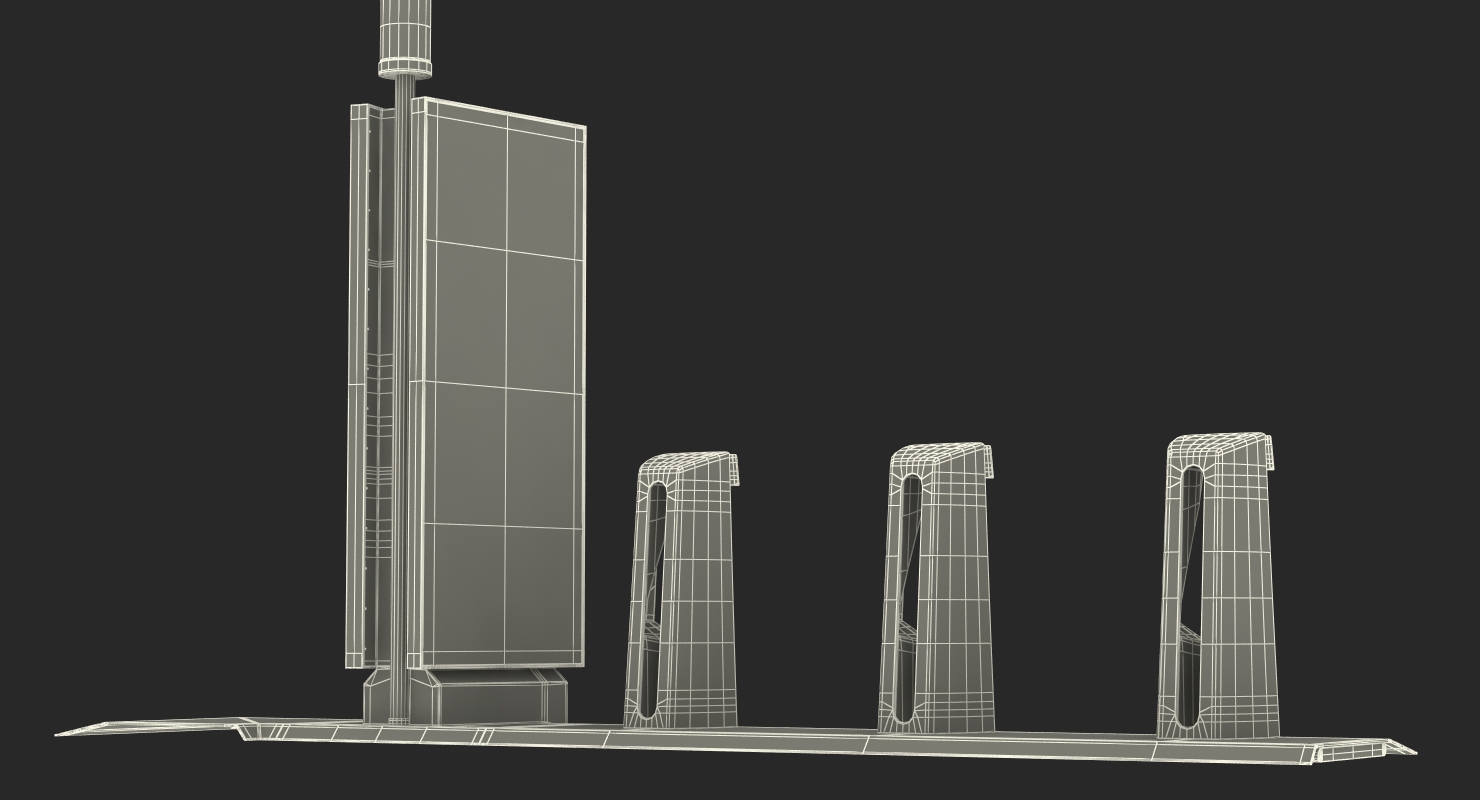 Citi Bike Pay Station Empty 3D