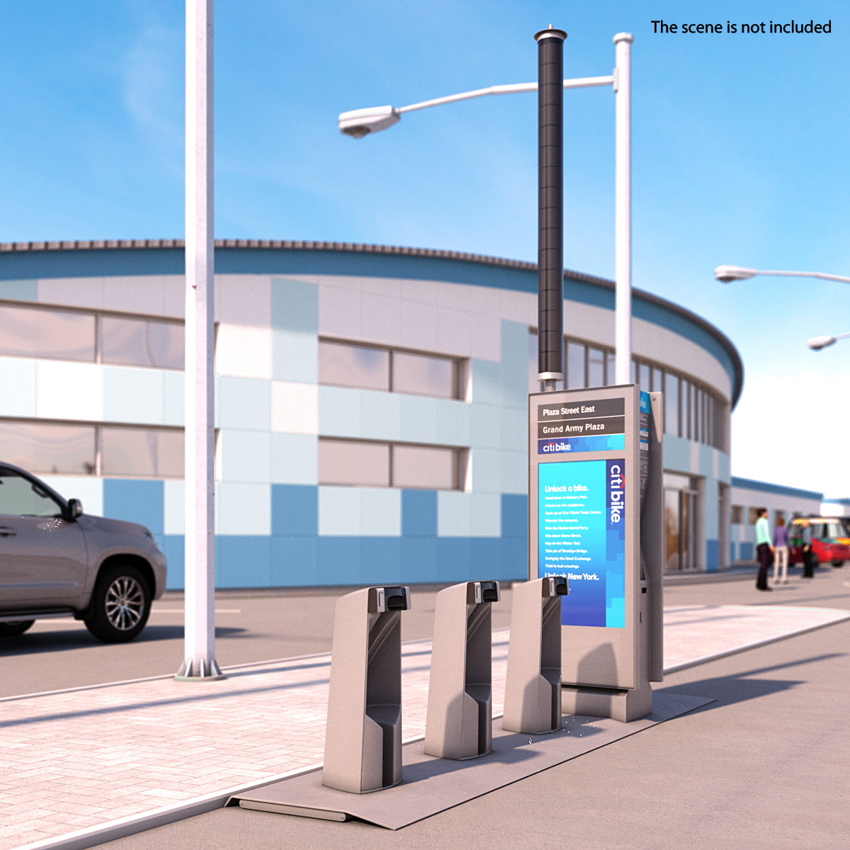 Citi Bike Pay Station Empty 3D