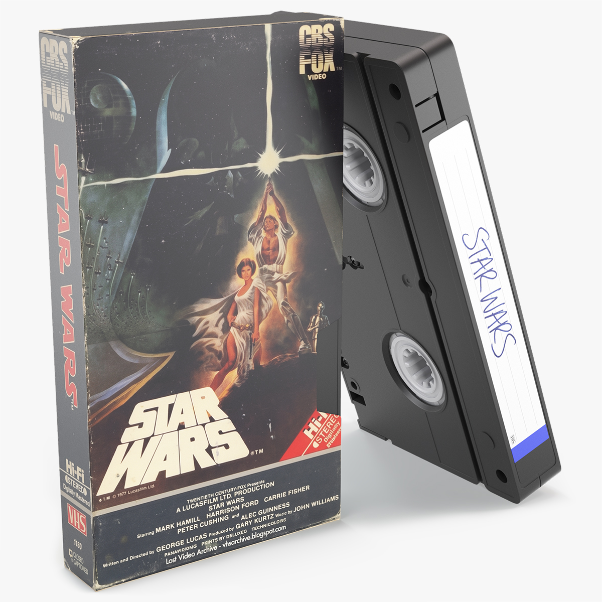Vintage Star Wars VHS Movie Cassette - view 9
