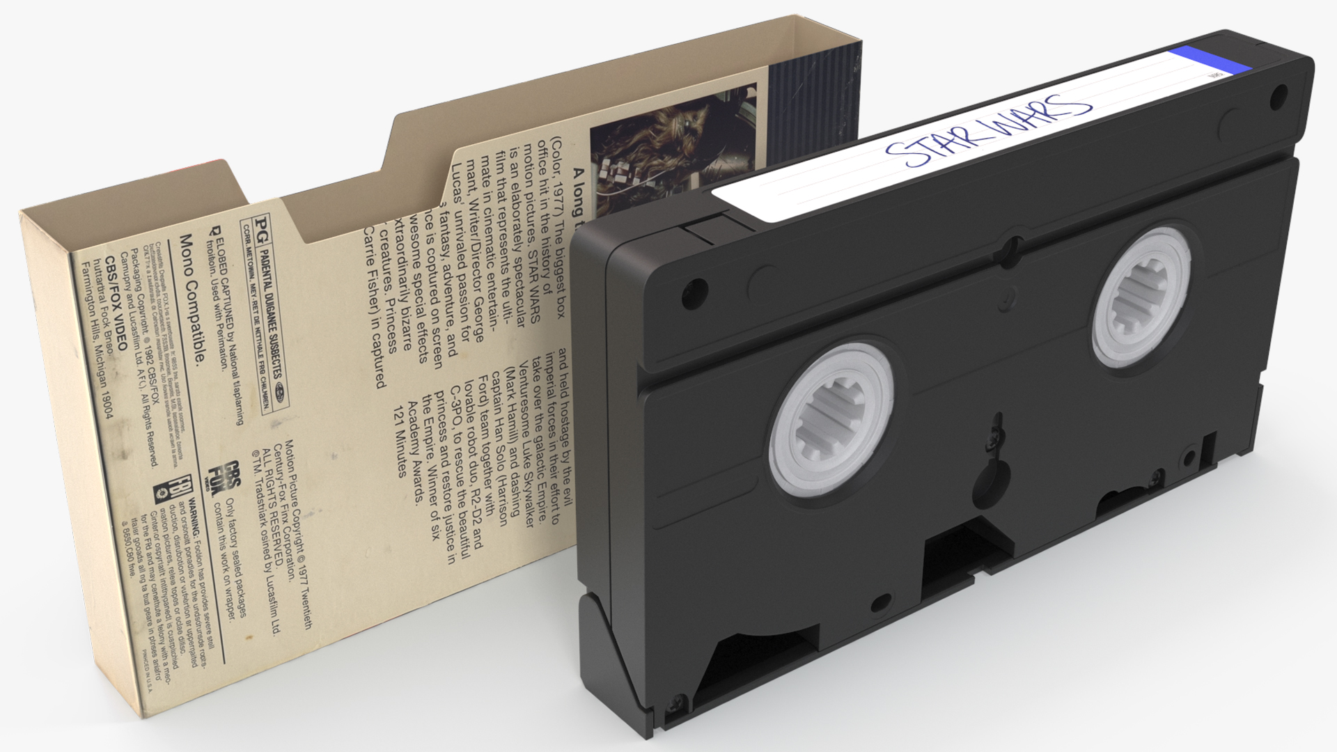 Vintage Star Wars VHS Movie Cassette - view 5