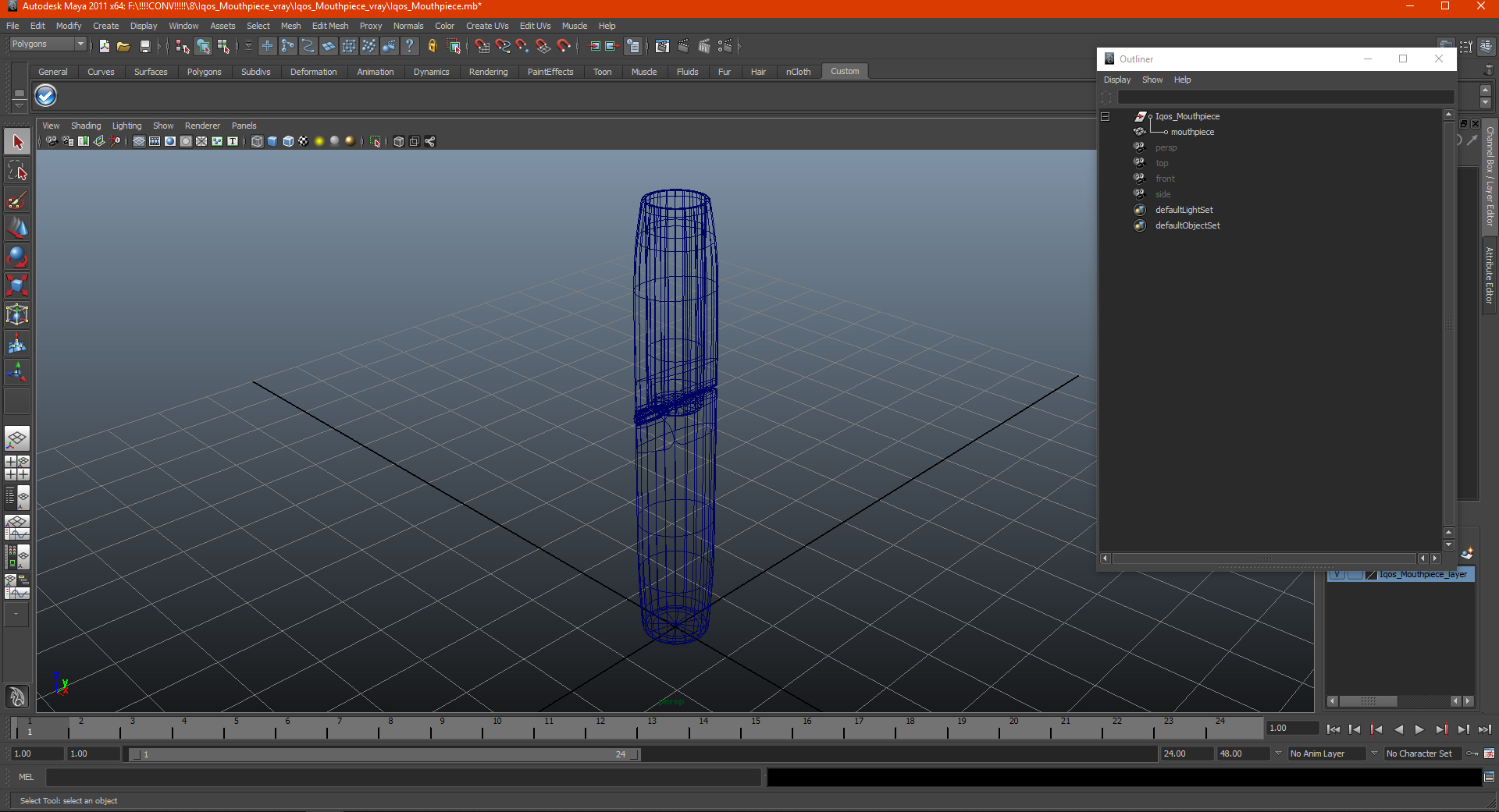 3D model Iqos Mouthpiece
