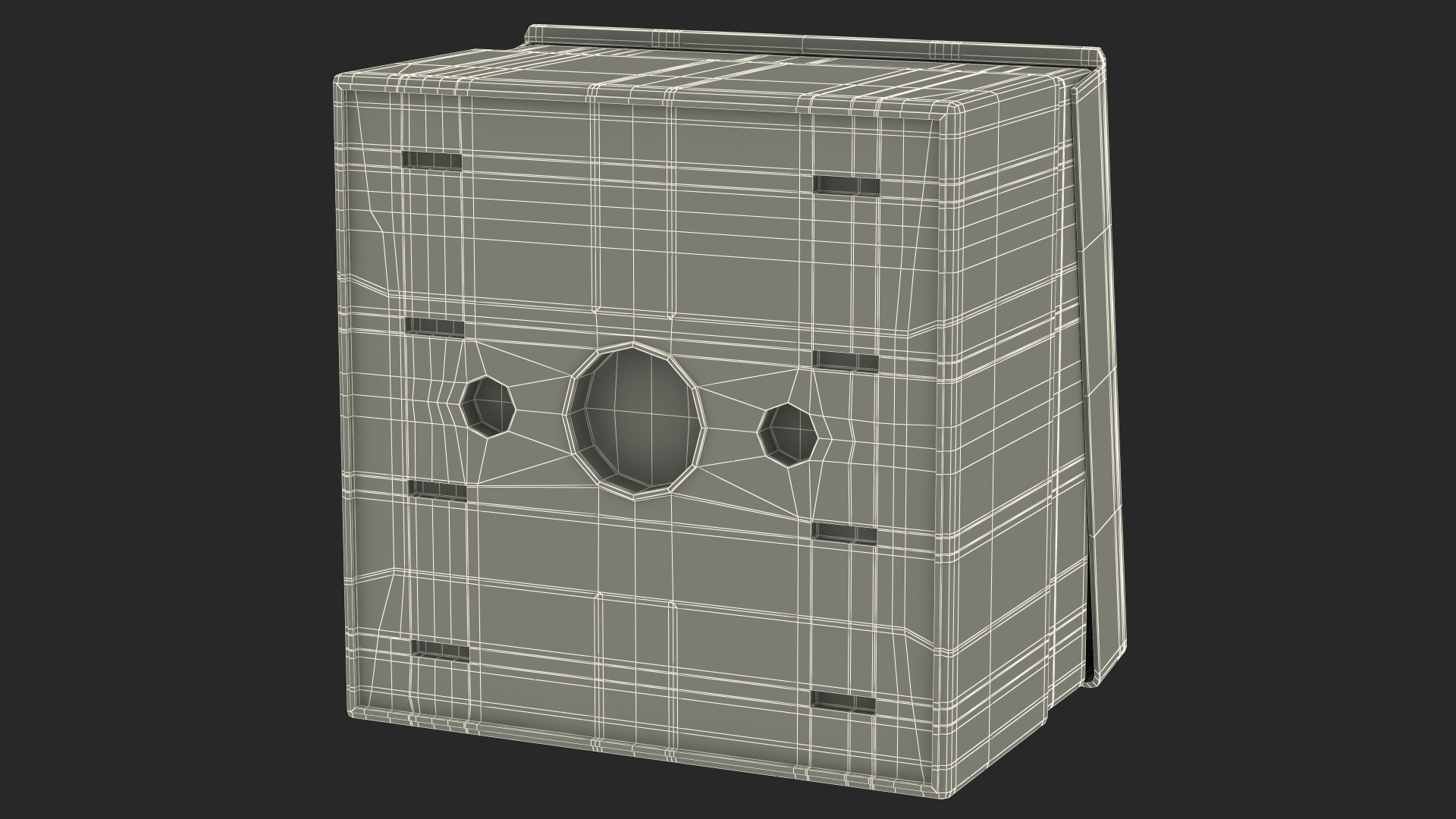 3D Manual Call Point Fire Alarm model