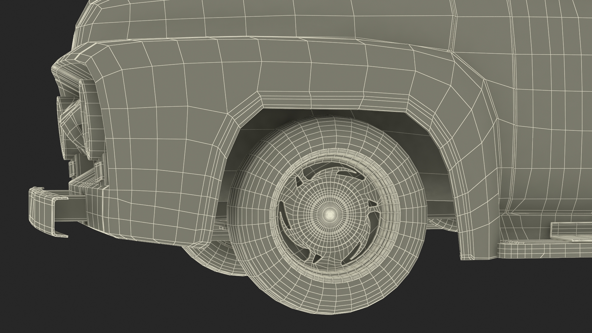 1956 Ford F100 Pickup Truck Tuned Simple Interior 3D model