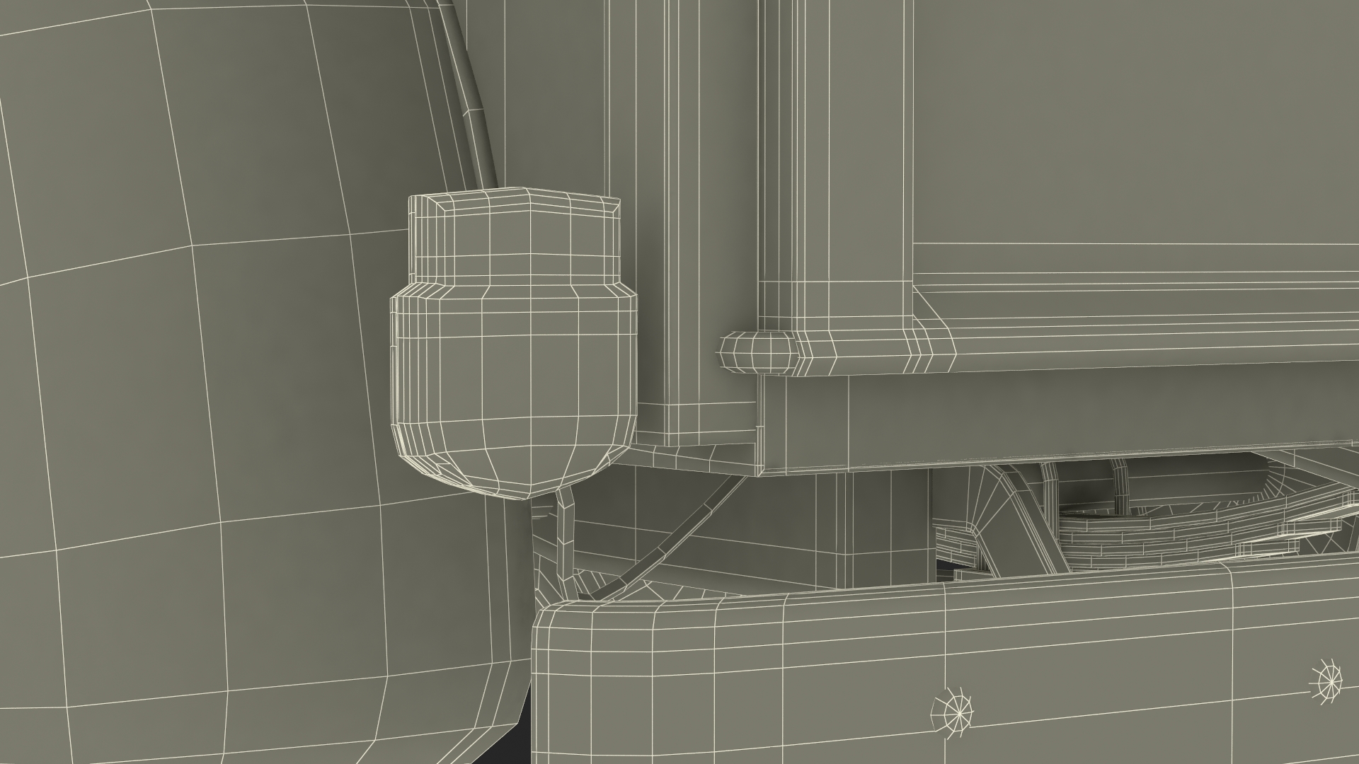 1956 Ford F100 Pickup Truck Tuned Simple Interior 3D model