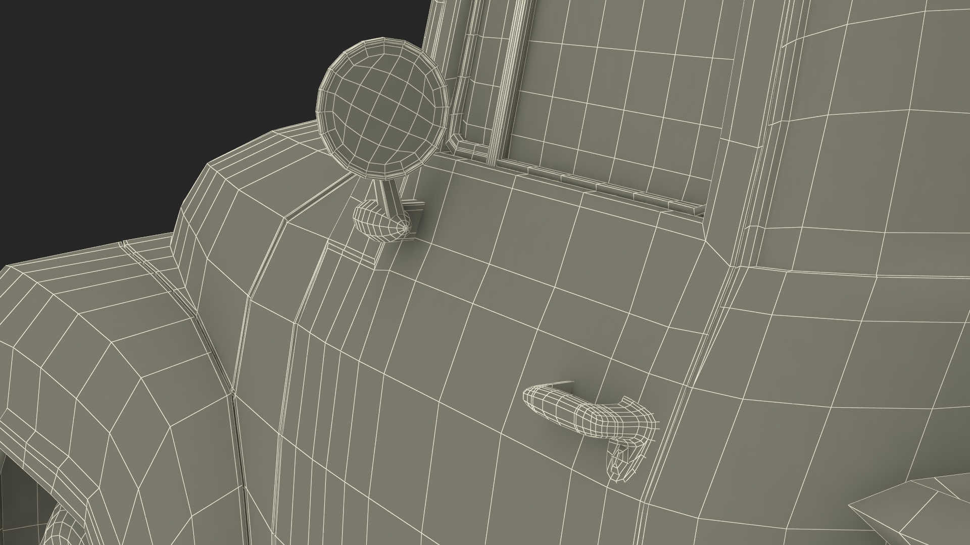 1956 Ford F100 Pickup Truck Tuned Simple Interior 3D model