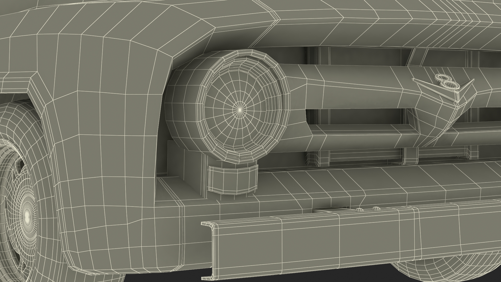 1956 Ford F100 Pickup Truck Tuned Simple Interior 3D model