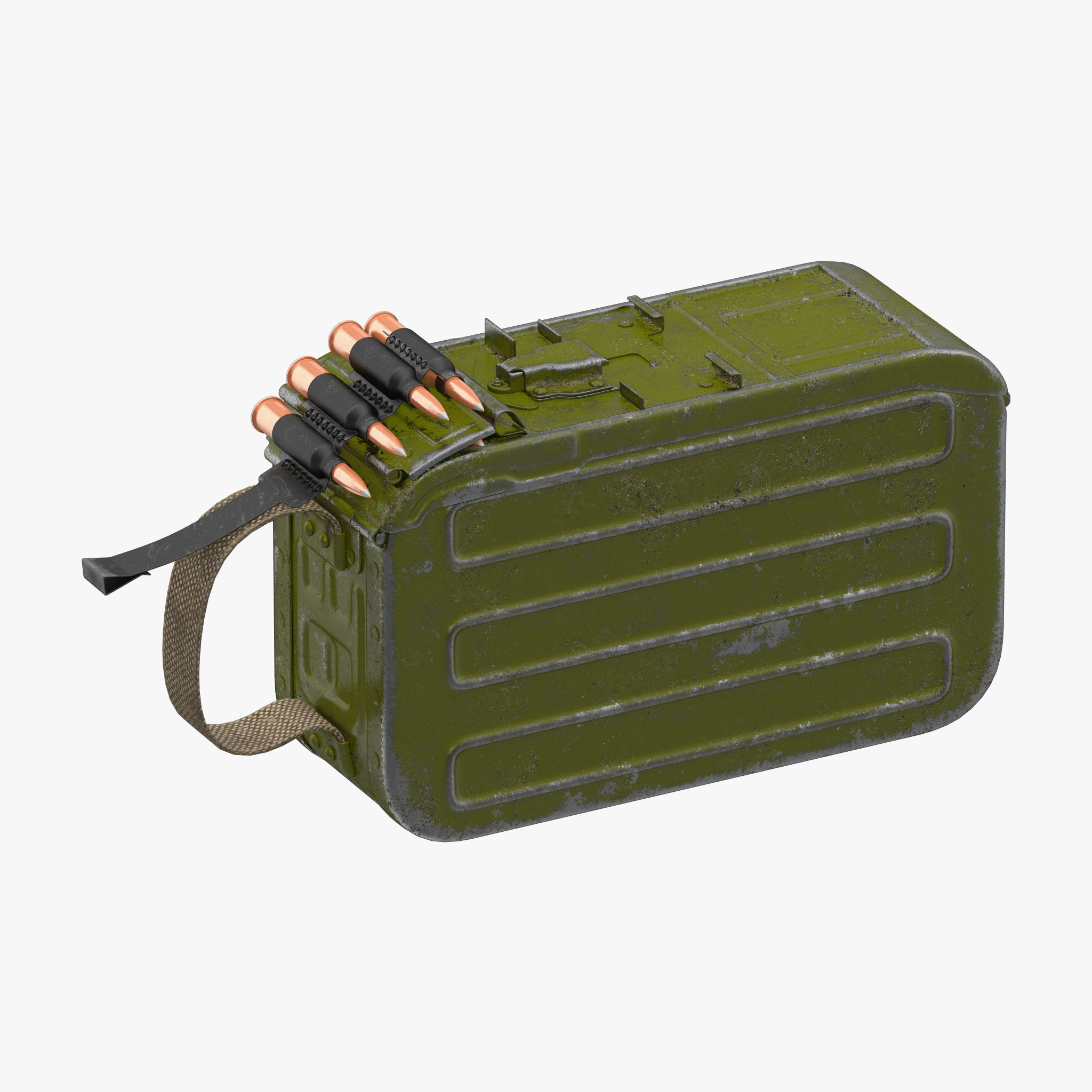 Machine Gun 100 Round Ammunition Box