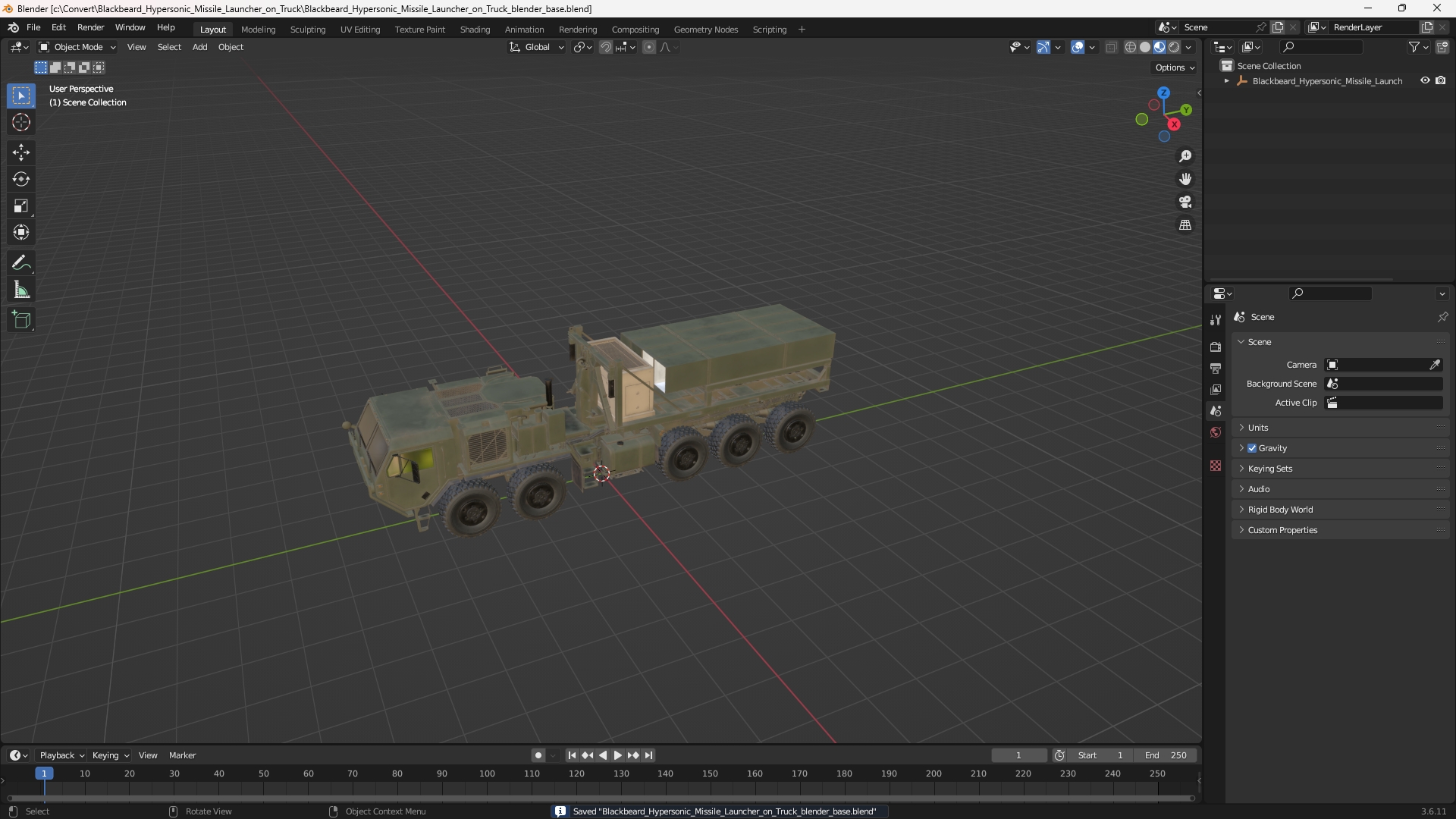 Blackbeard Hypersonic Missile Launcher on Truck - view 10