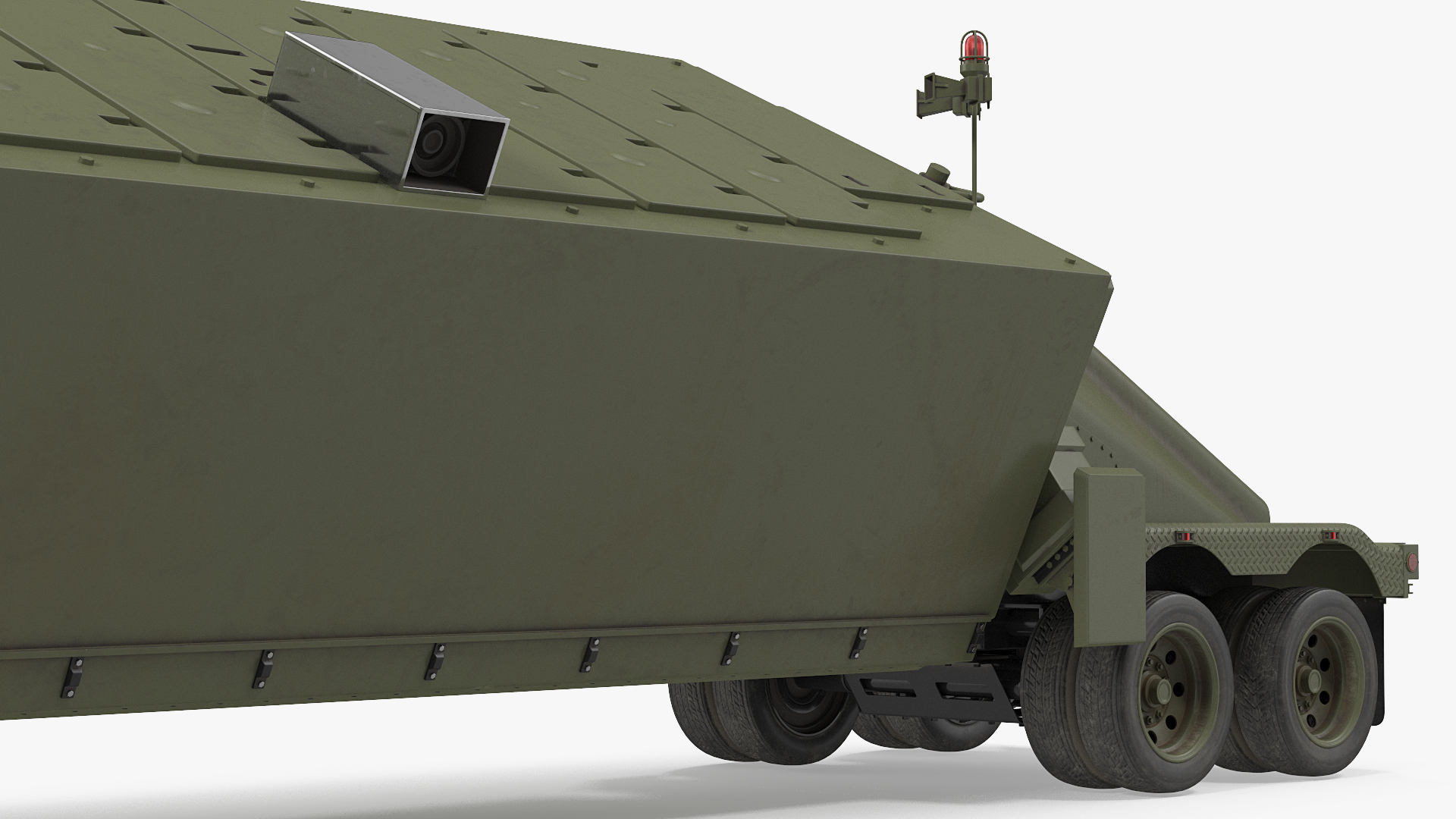 Surveillance Transportable Radar TPY2 Rigged 3D model