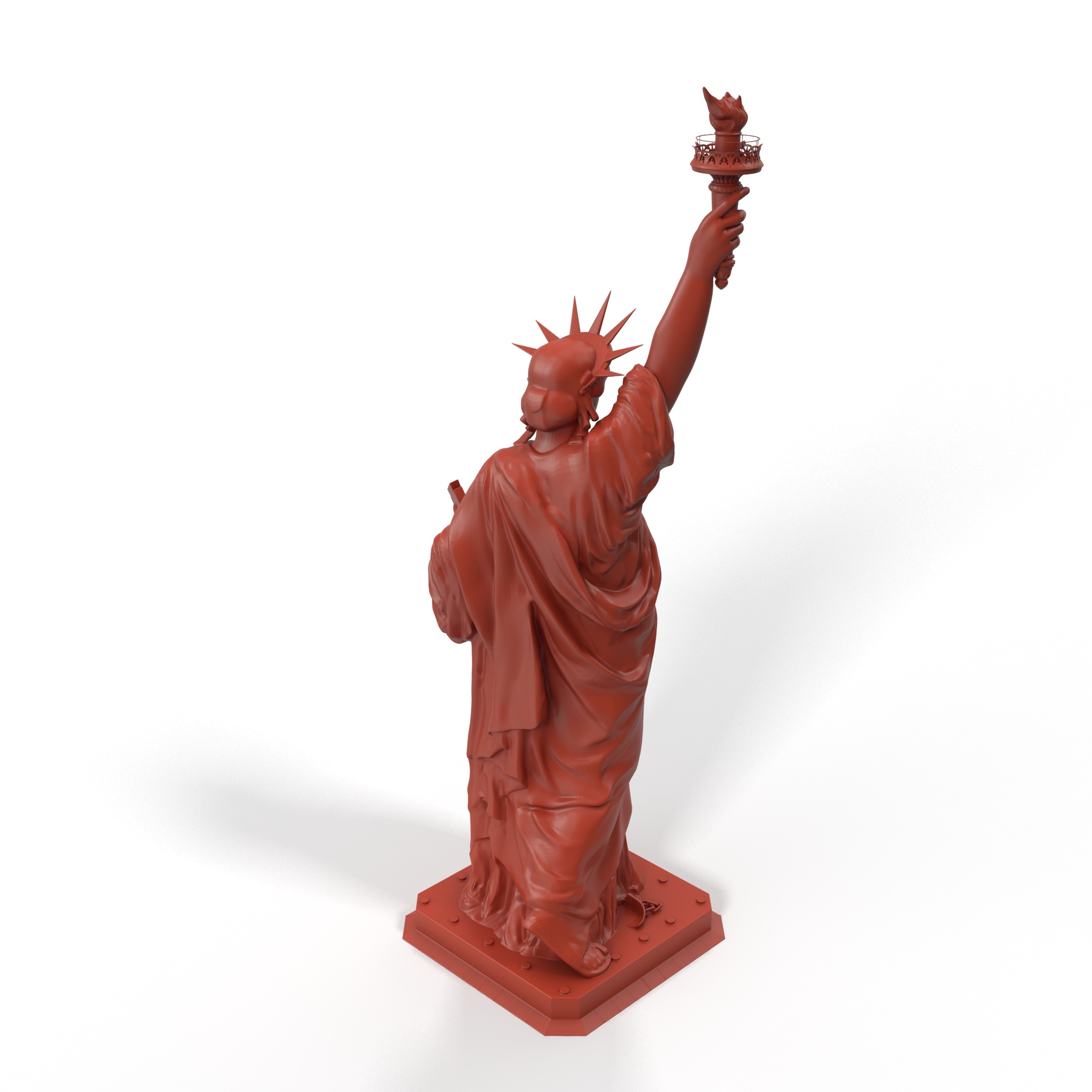 Statue of Liberty without Pedestal for 3D Print 3D