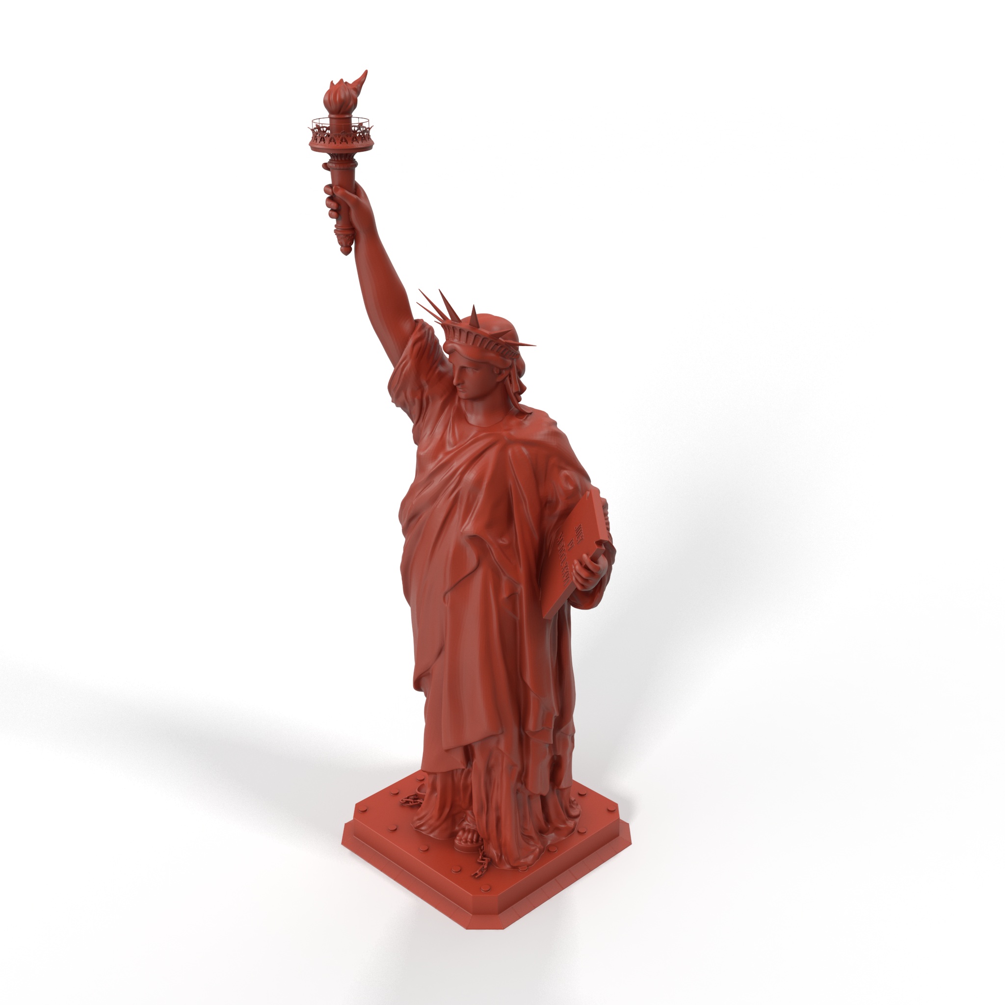 Statue of Liberty without Pedestal for 3D Print 3D