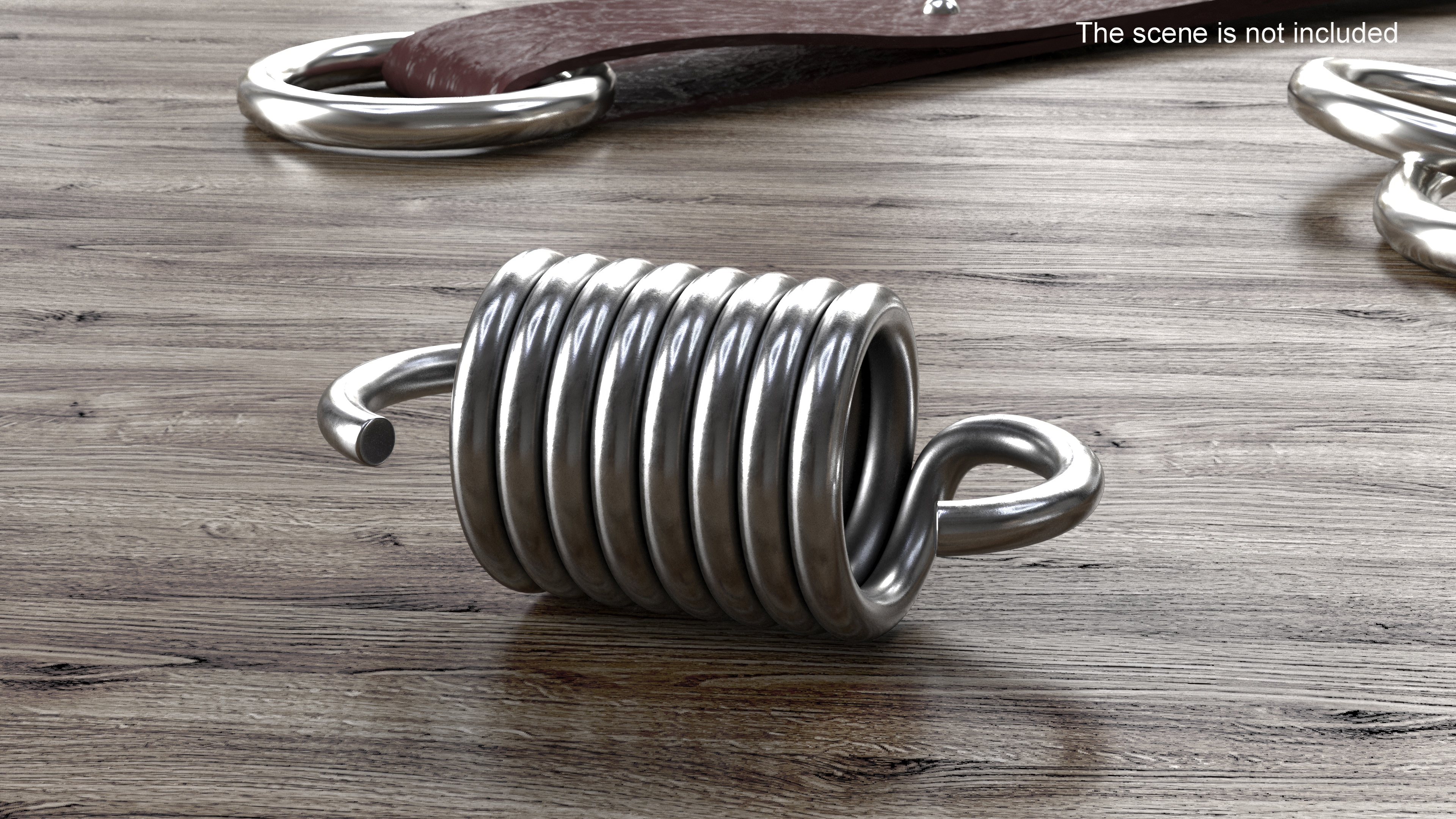 3D Thick Metal Spring model
