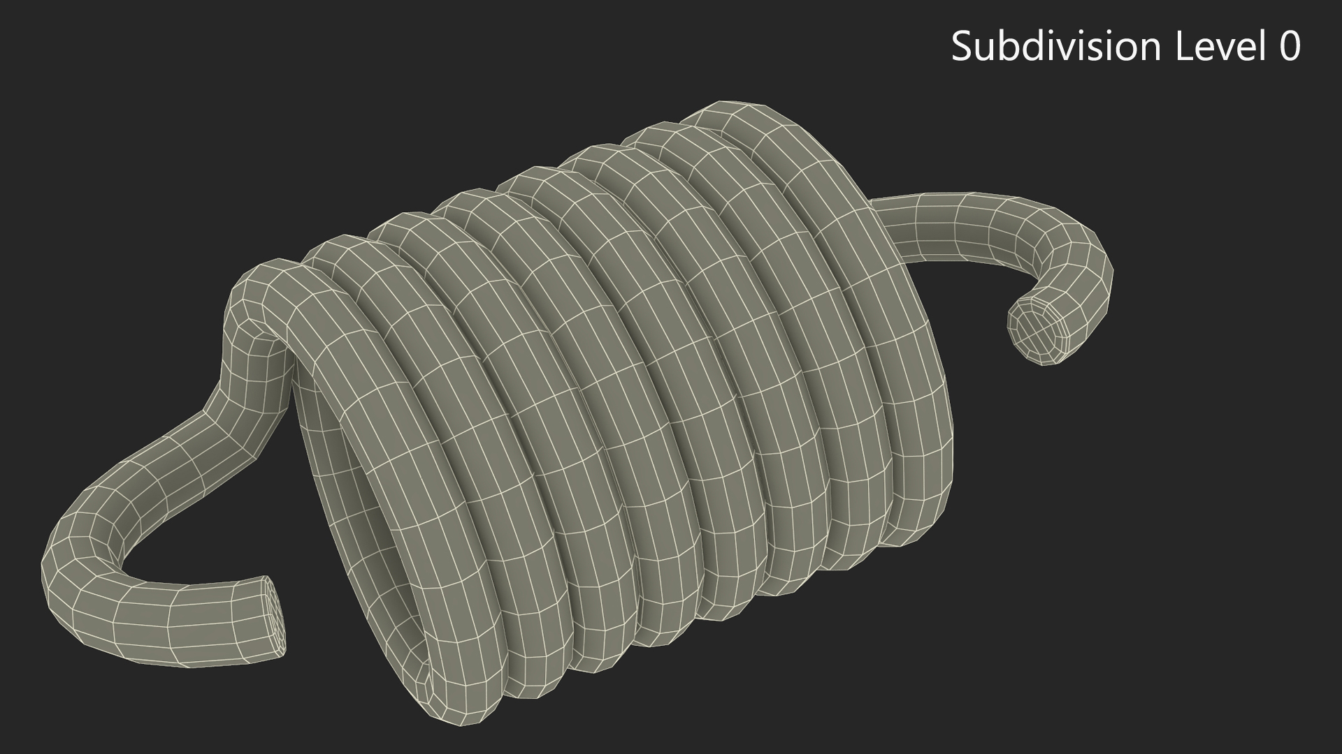 3D Thick Metal Spring model