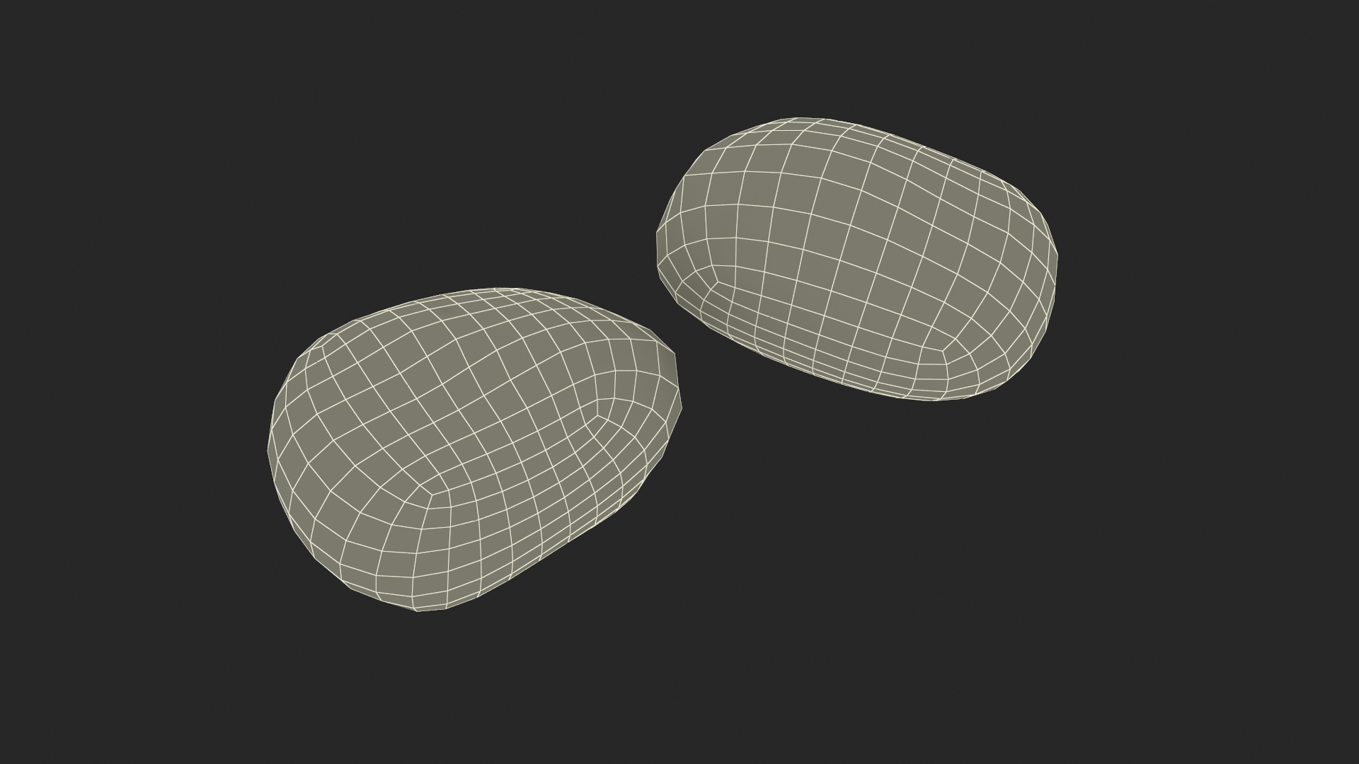 3D model M and Ms Nut Candy Orange