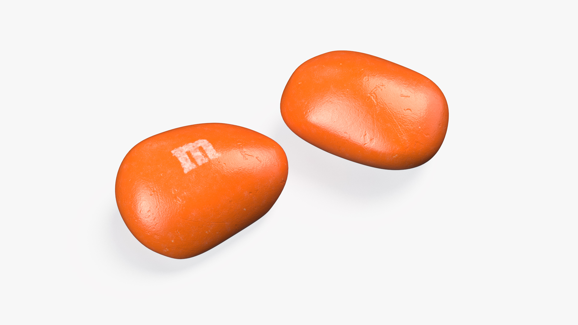 3D model M and Ms Nut Candy Orange