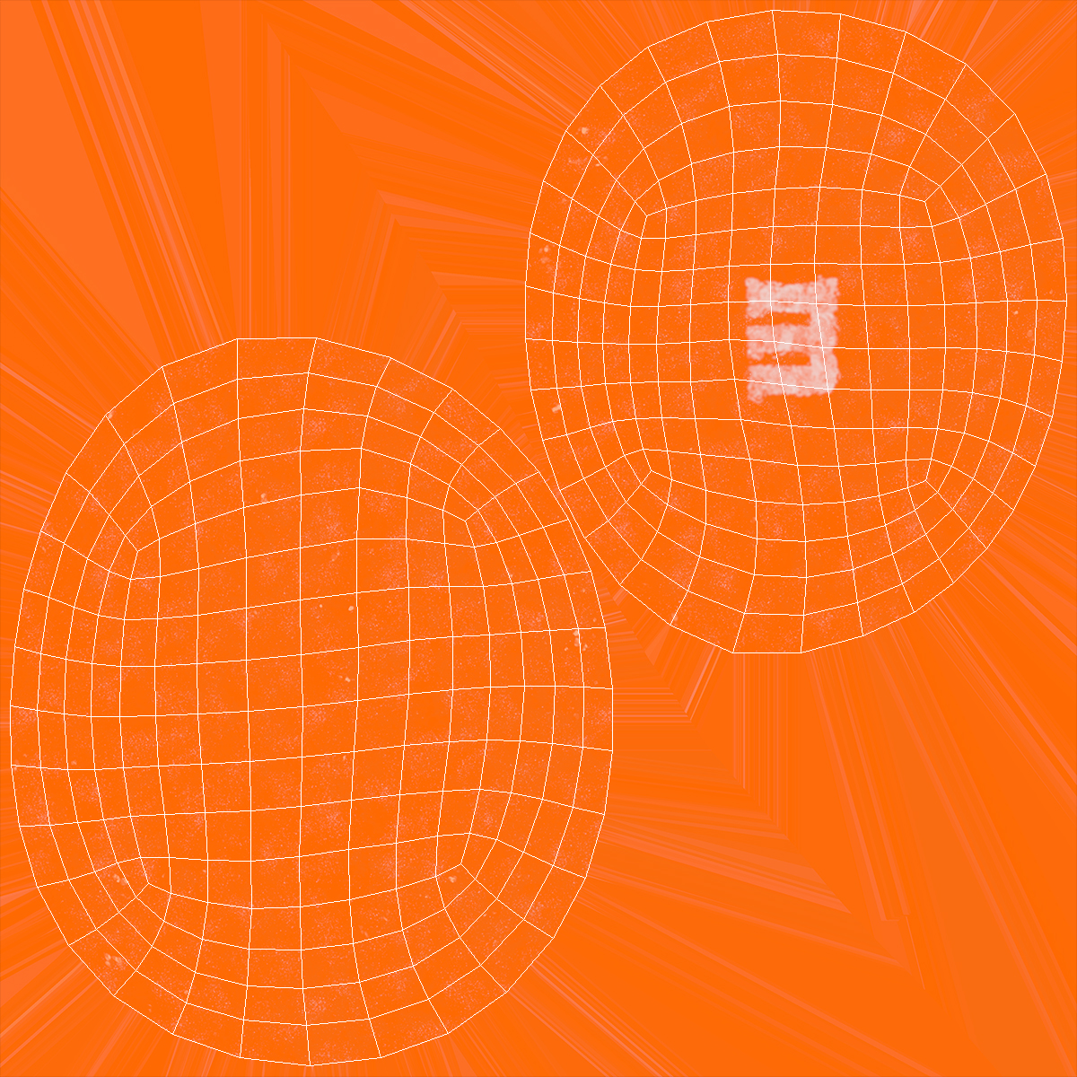 3D model M and Ms Nut Candy Orange