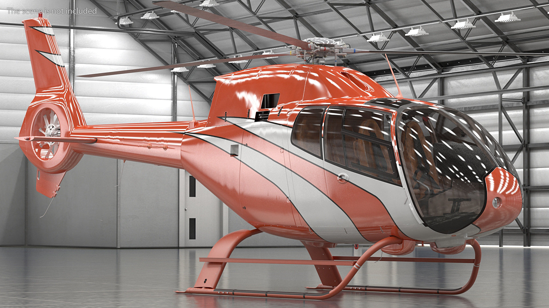 Executive Lightweight Helicopter 3D