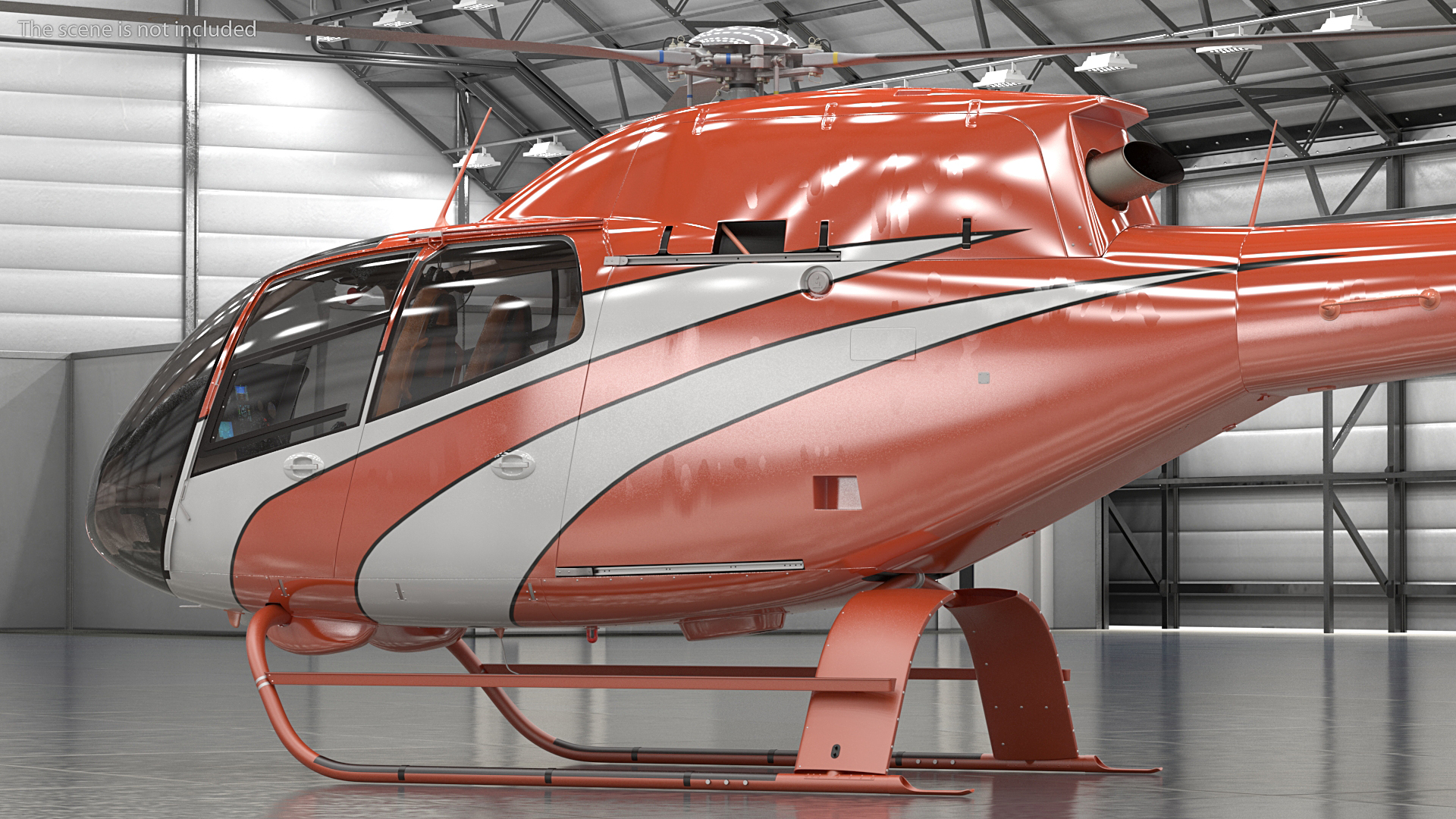 Executive Lightweight Helicopter 3D