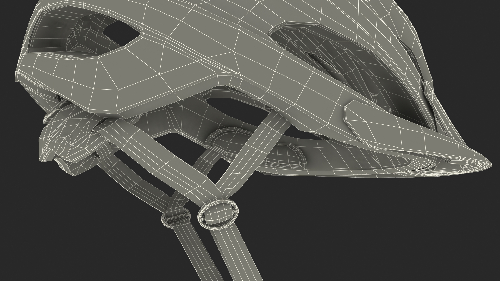 Modern Bicycle Helmet Generic 3D model