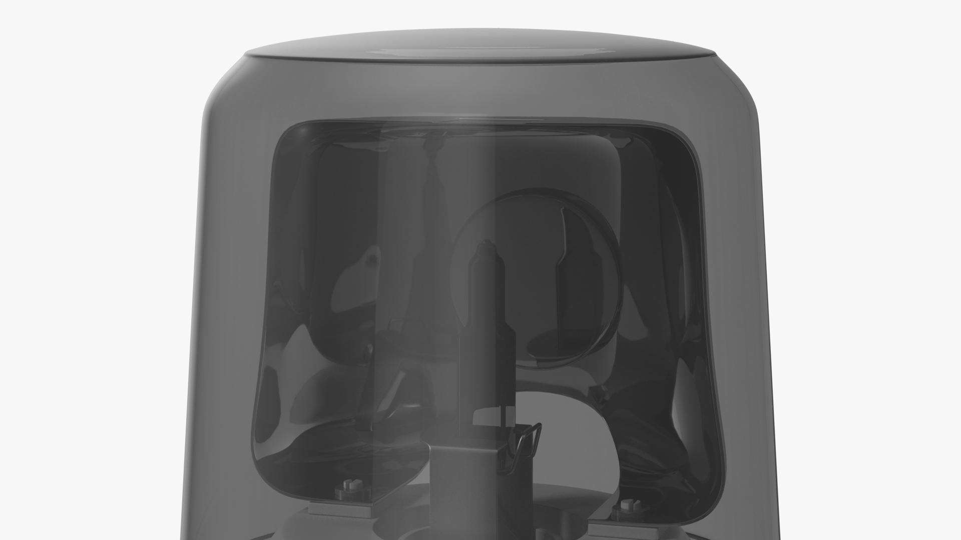 3D Flashing Rotating Beacon Transparent