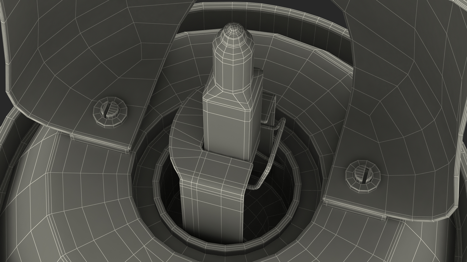 3D Flashing Rotating Beacon Transparent