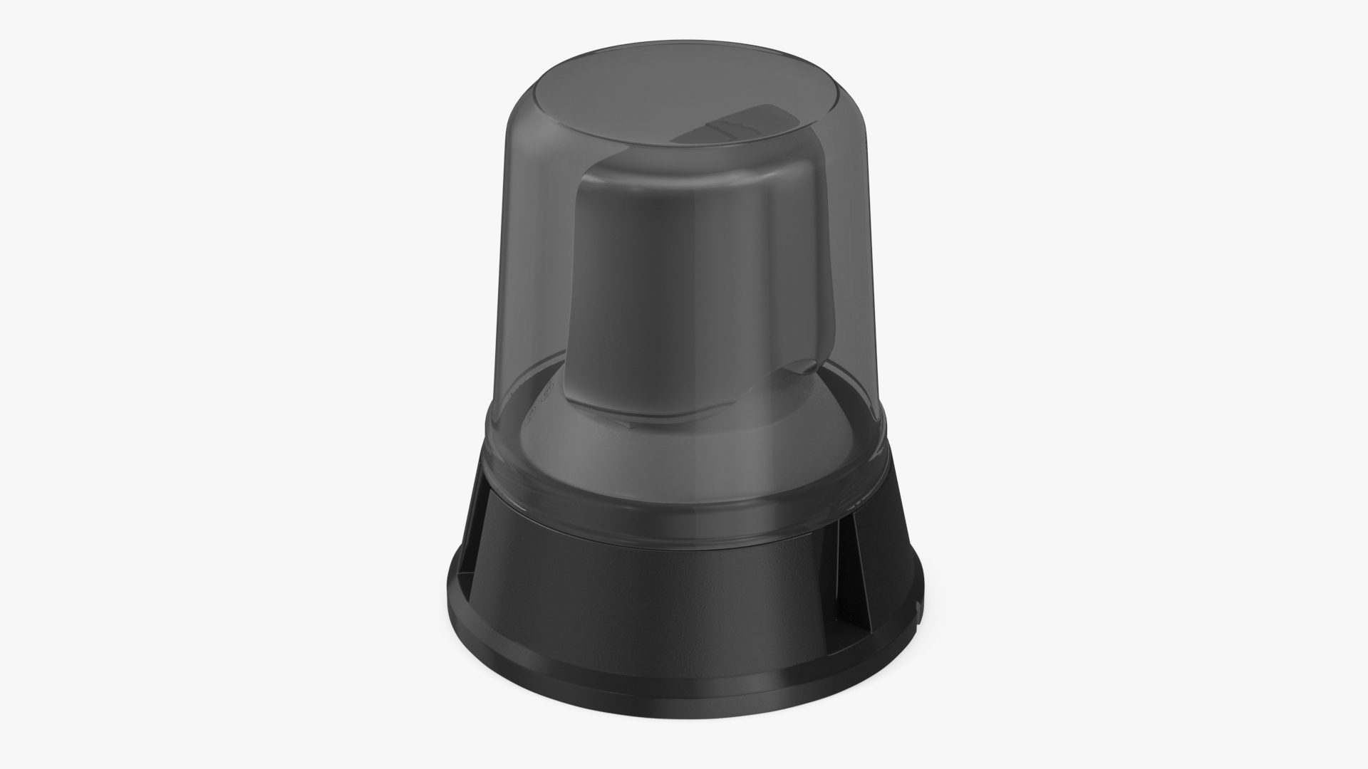 3D Flashing Rotating Beacon Transparent