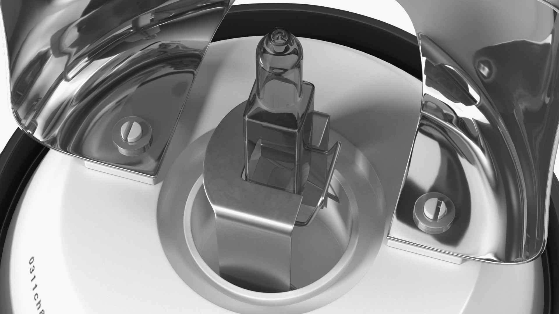 3D Flashing Rotating Beacon Transparent