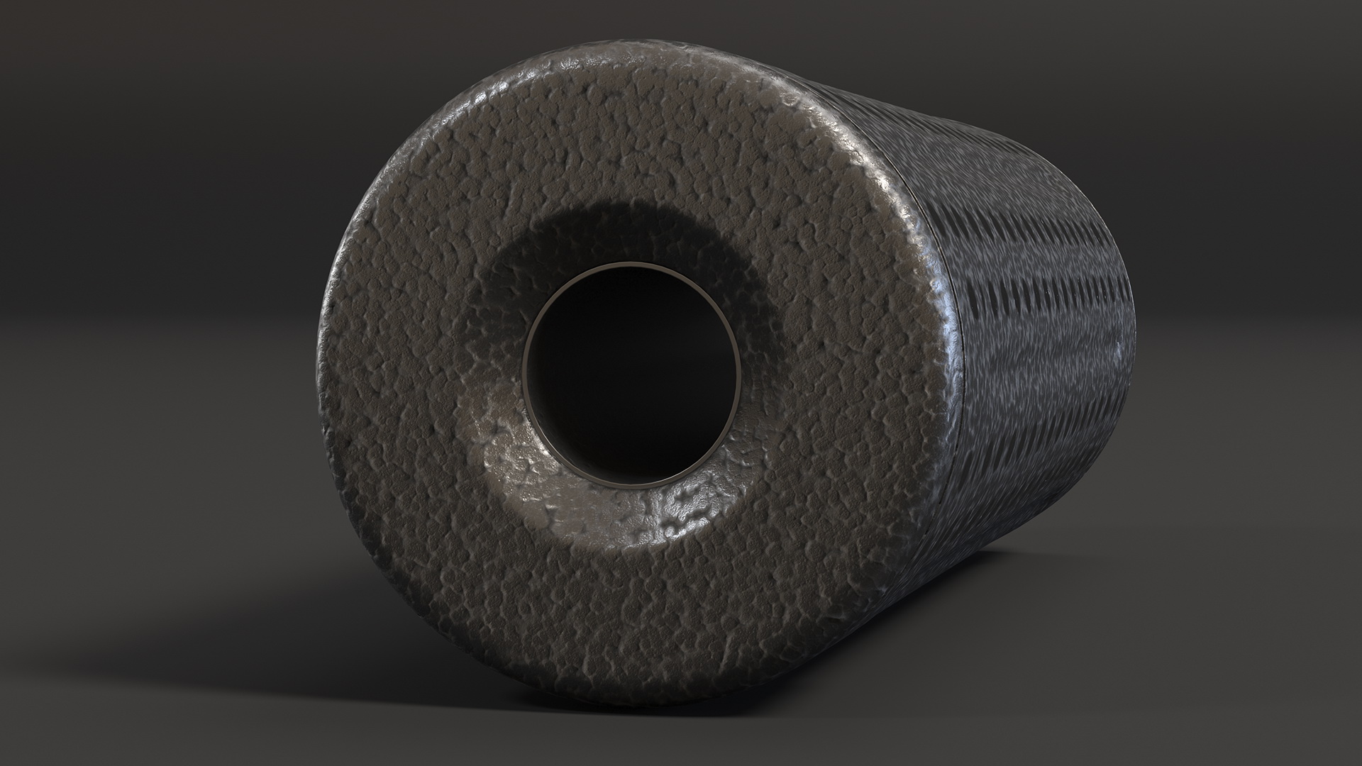 Soft Massage Foam Roller 3D model