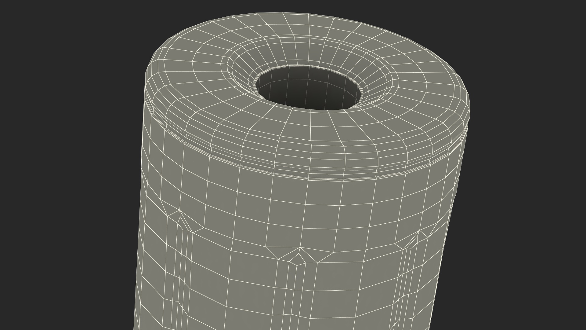 Soft Massage Foam Roller 3D model