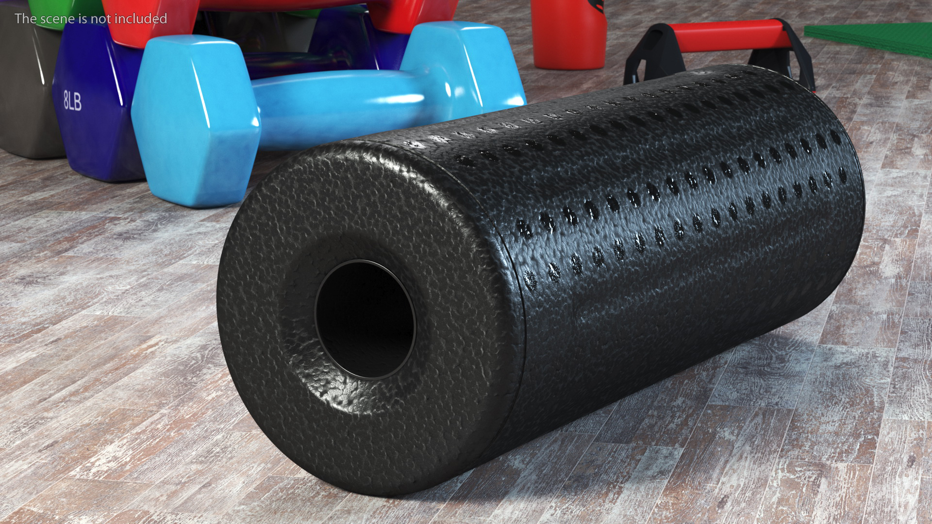 Soft Massage Foam Roller 3D model